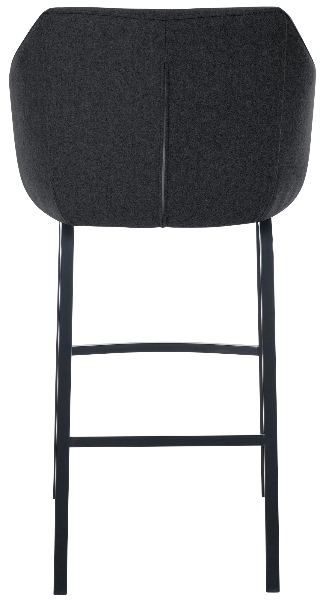 Barhocker Monea B Filz, anthrazit