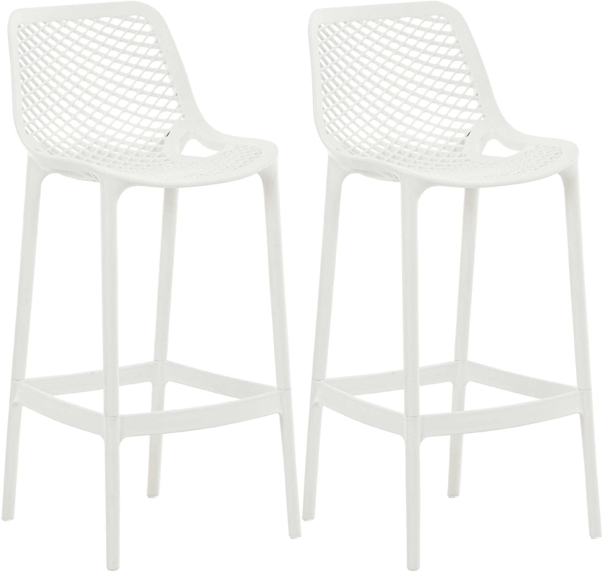 2er Set Barhocker Air, weiß