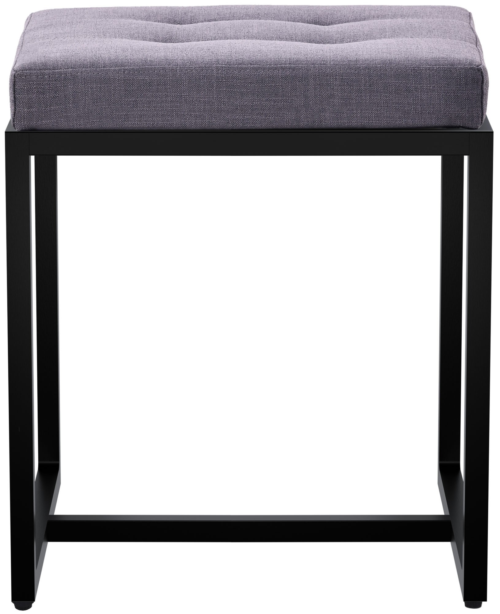Sitzhocker Barci B Stoff, dunkelgrau