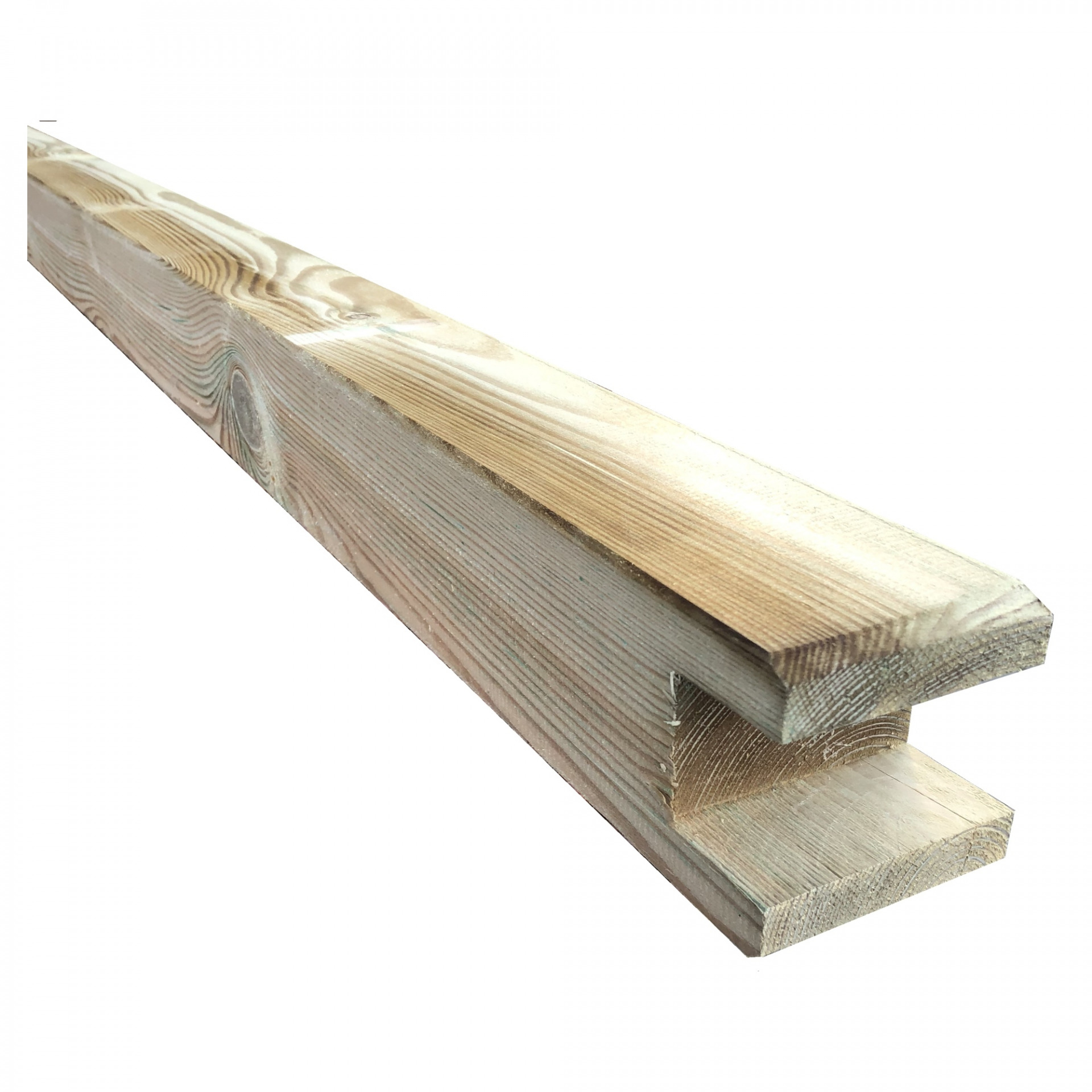Pfosten für Pergola, GESCHLITZT, 9 x 9 x 240 cm, kdi-grün