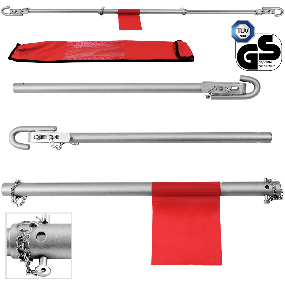 Sicherheits-Abschleppstange 2t 3-tlg