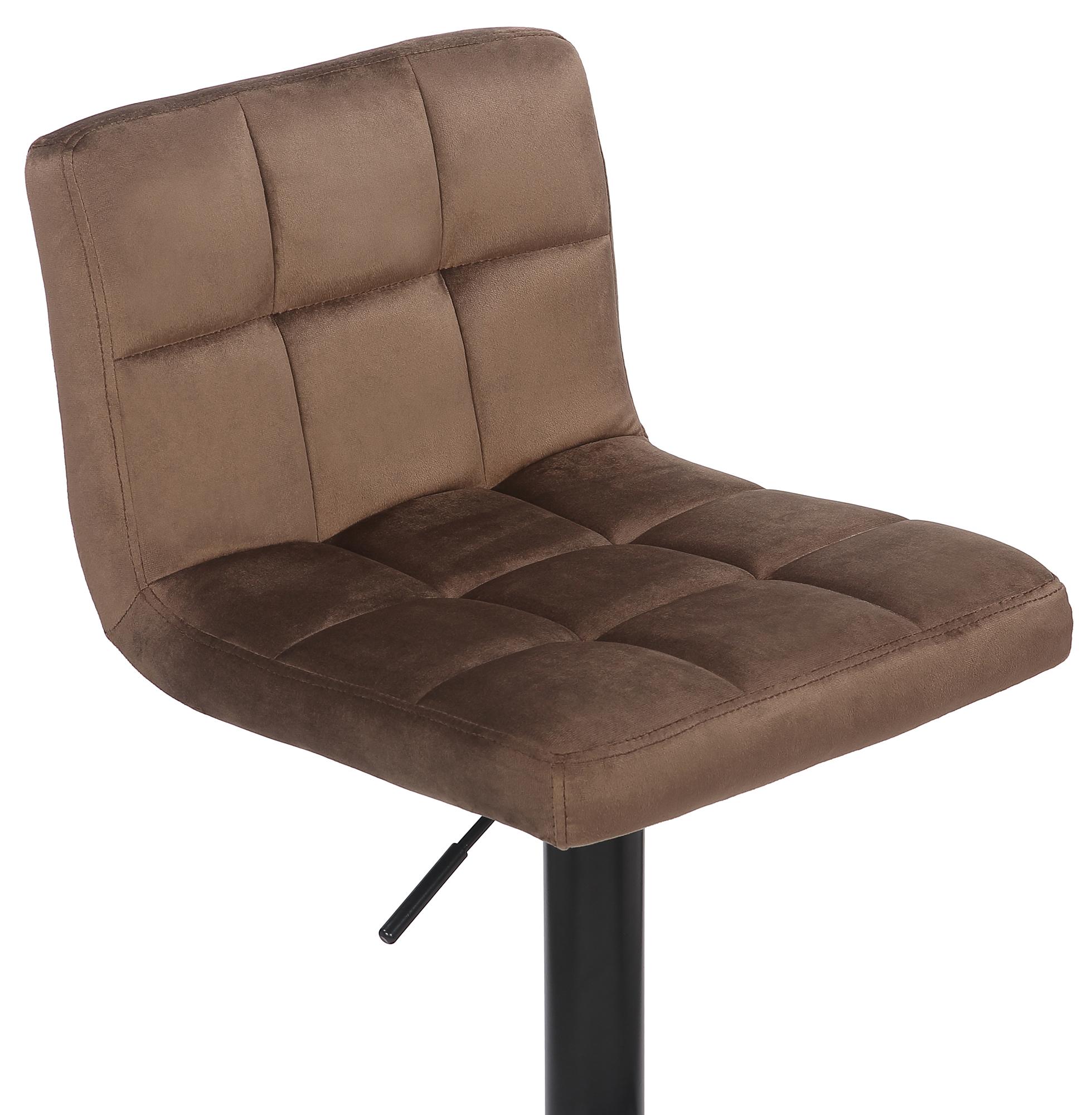 Barhocker Feni Samt, braun