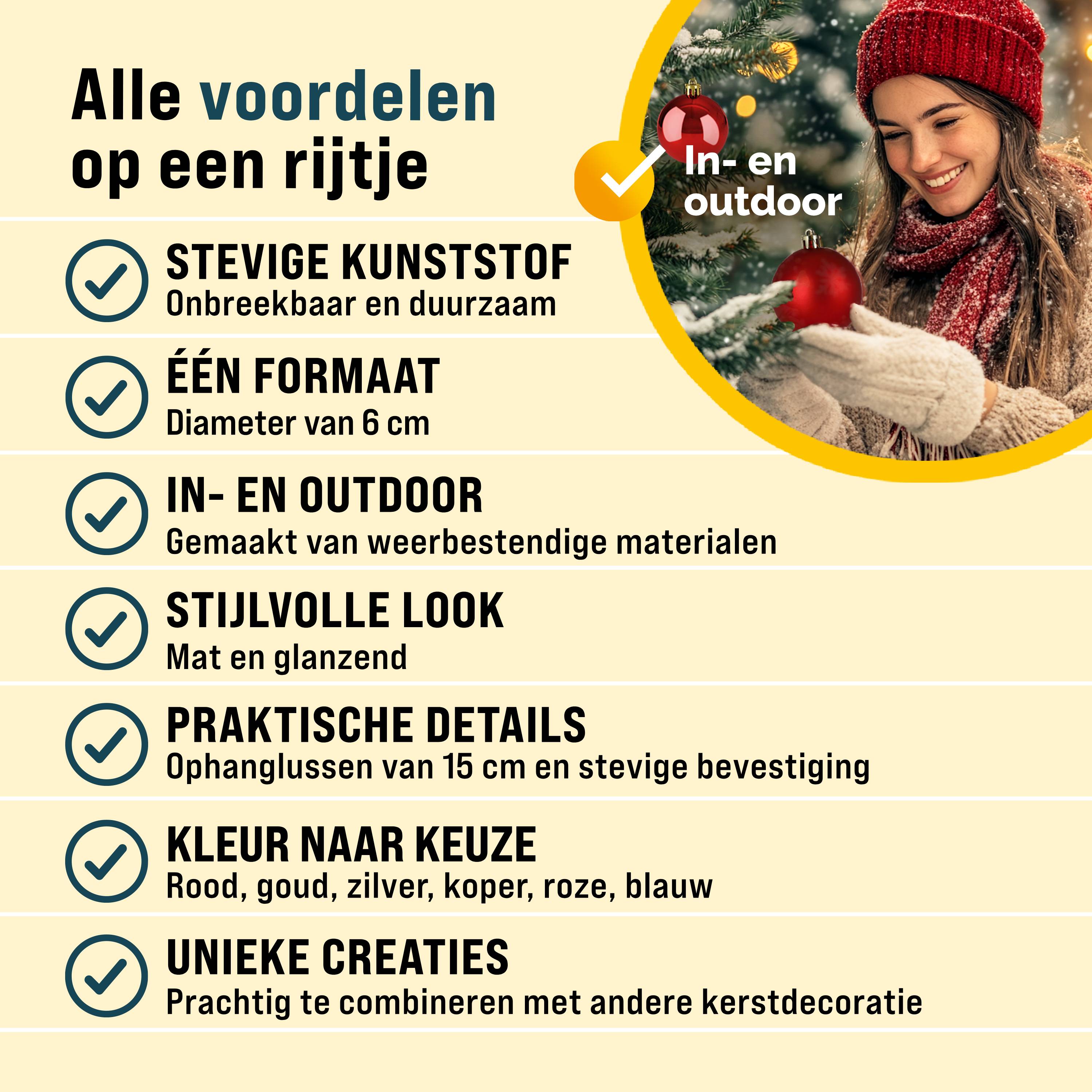 Weihnachtskugeln Rot 54-tlg in matt + glänzend