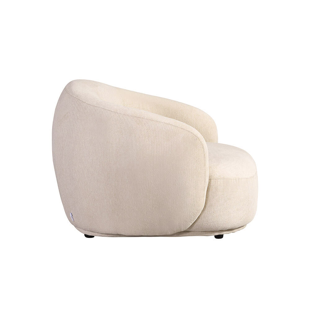 Sessel CASARA Webstoff Beige - 99 x 104 x 72 cm