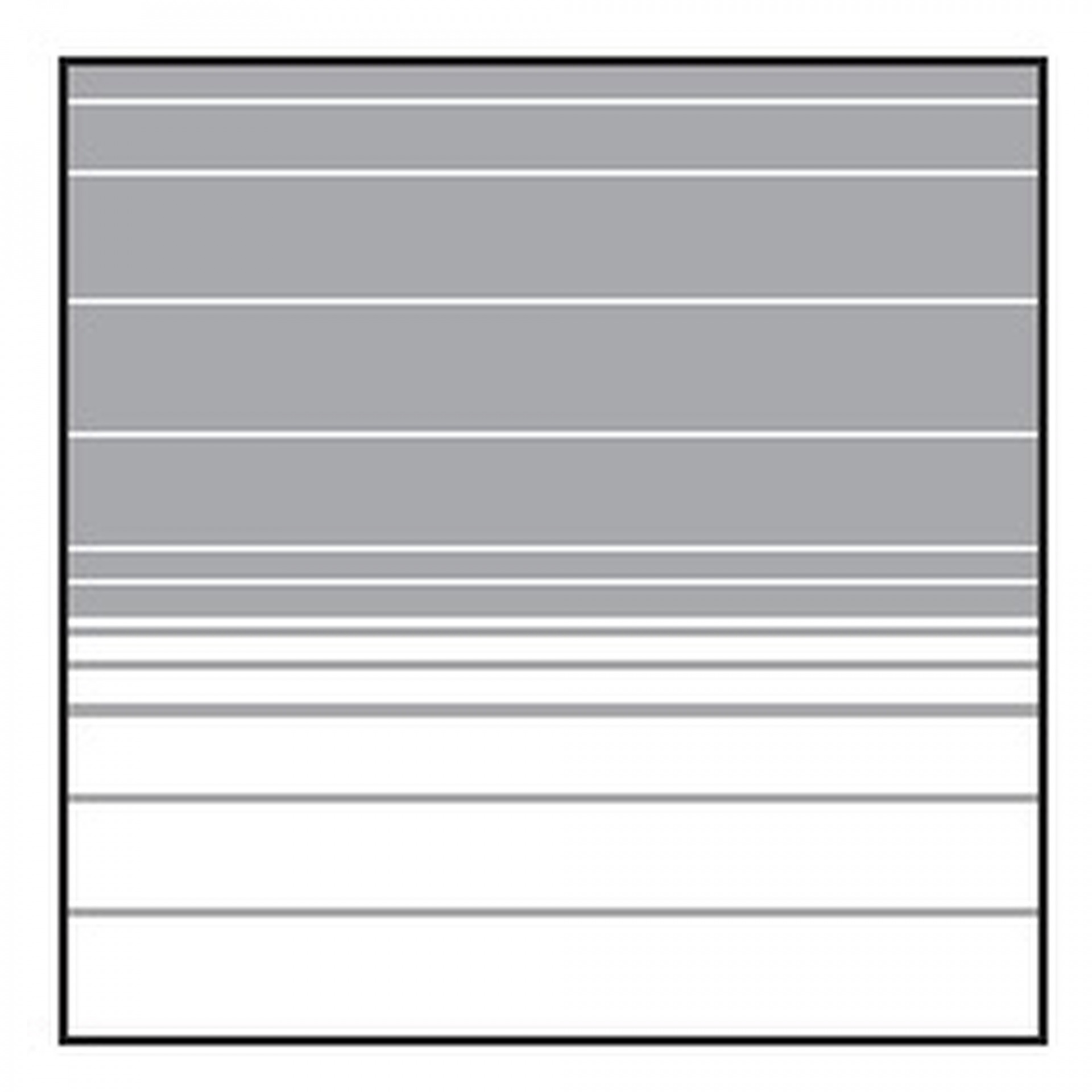 VETRO Glasscheibe, B 1200 x H 1200 mm, Streifen-Dekor 83, satiniert