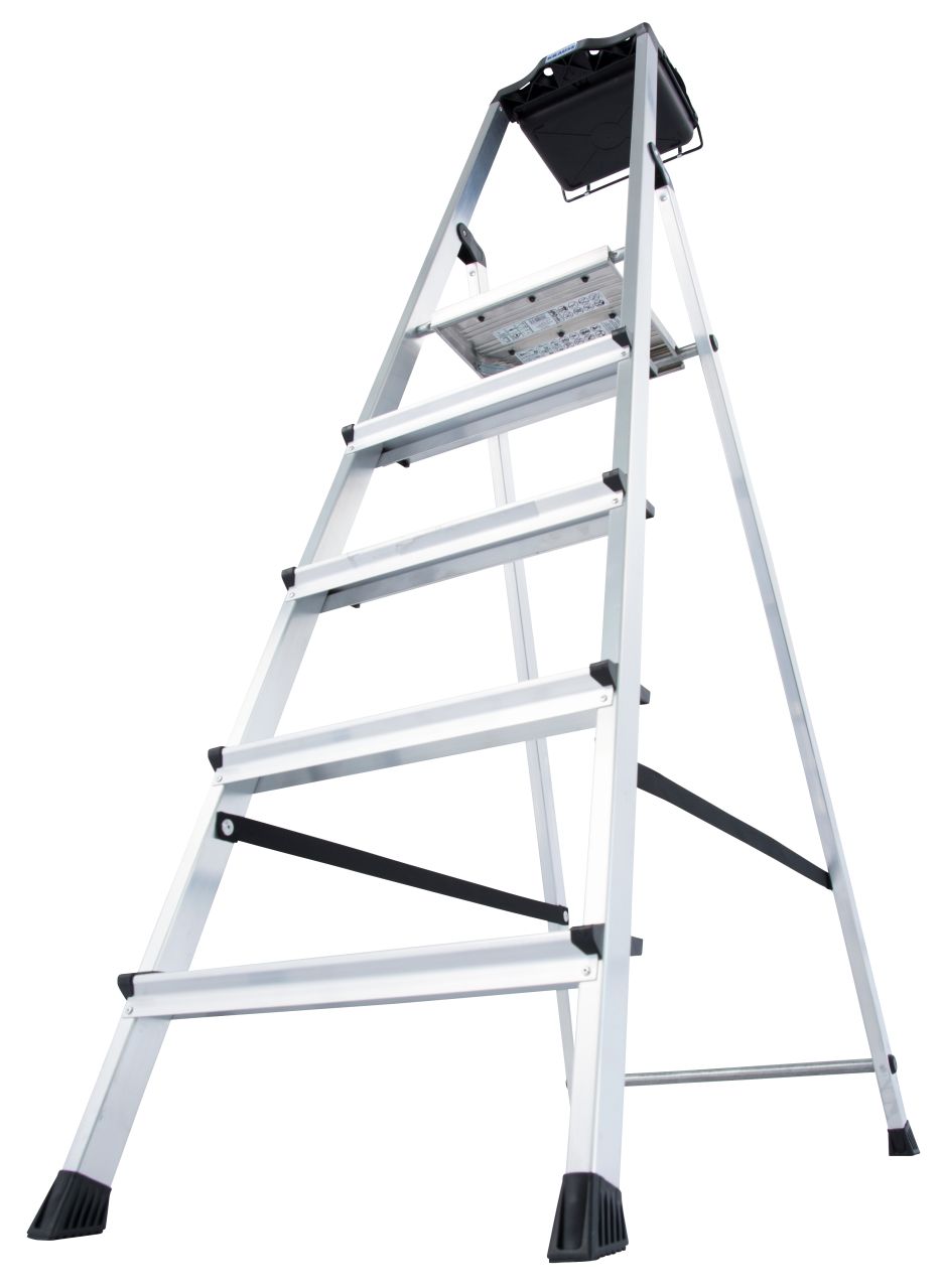 MONTO Stufen-Stehleiter Secury mit Multi-Grip, 1x5 Stufen
