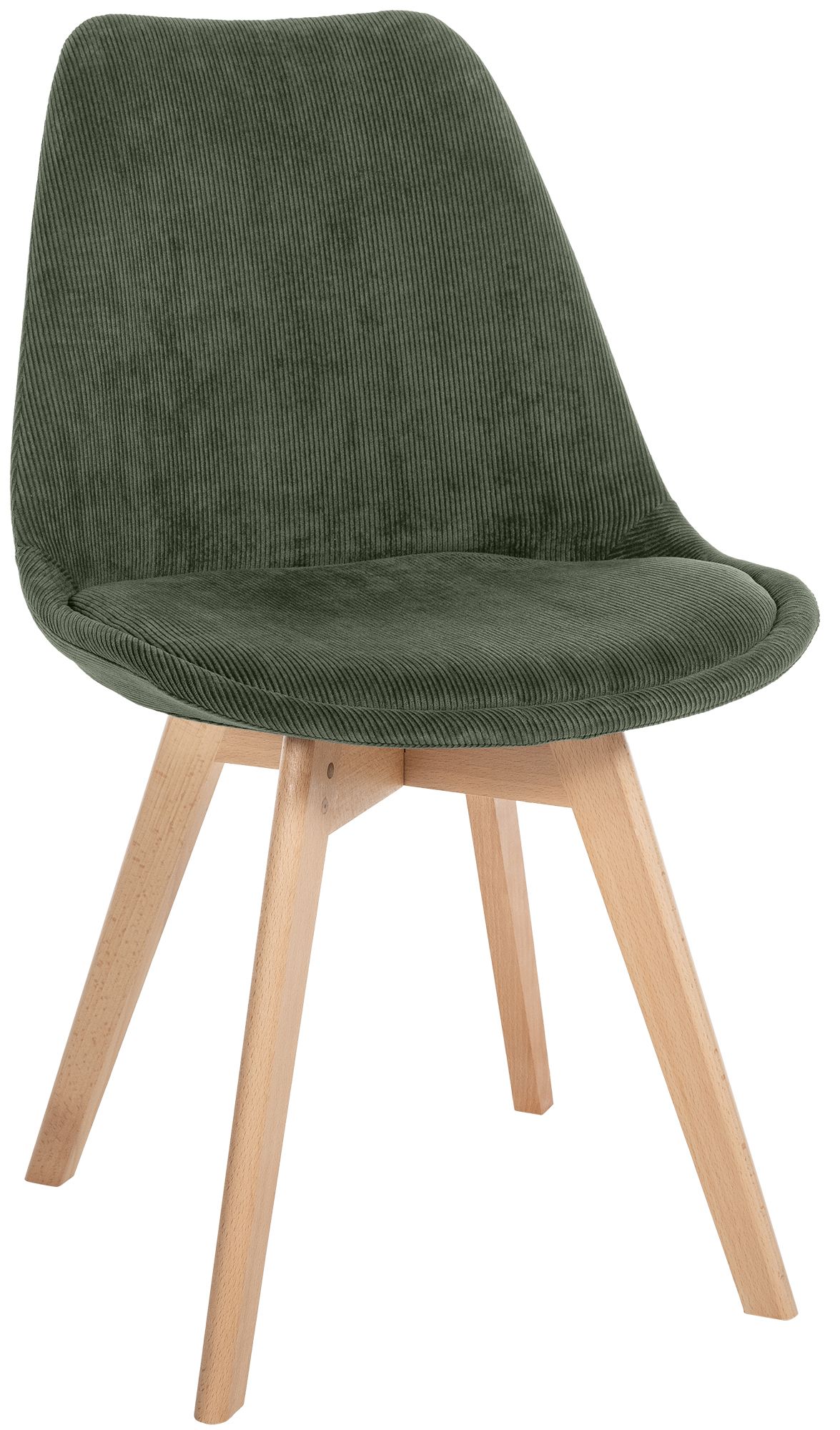 Stuhl Linares Cord, grün