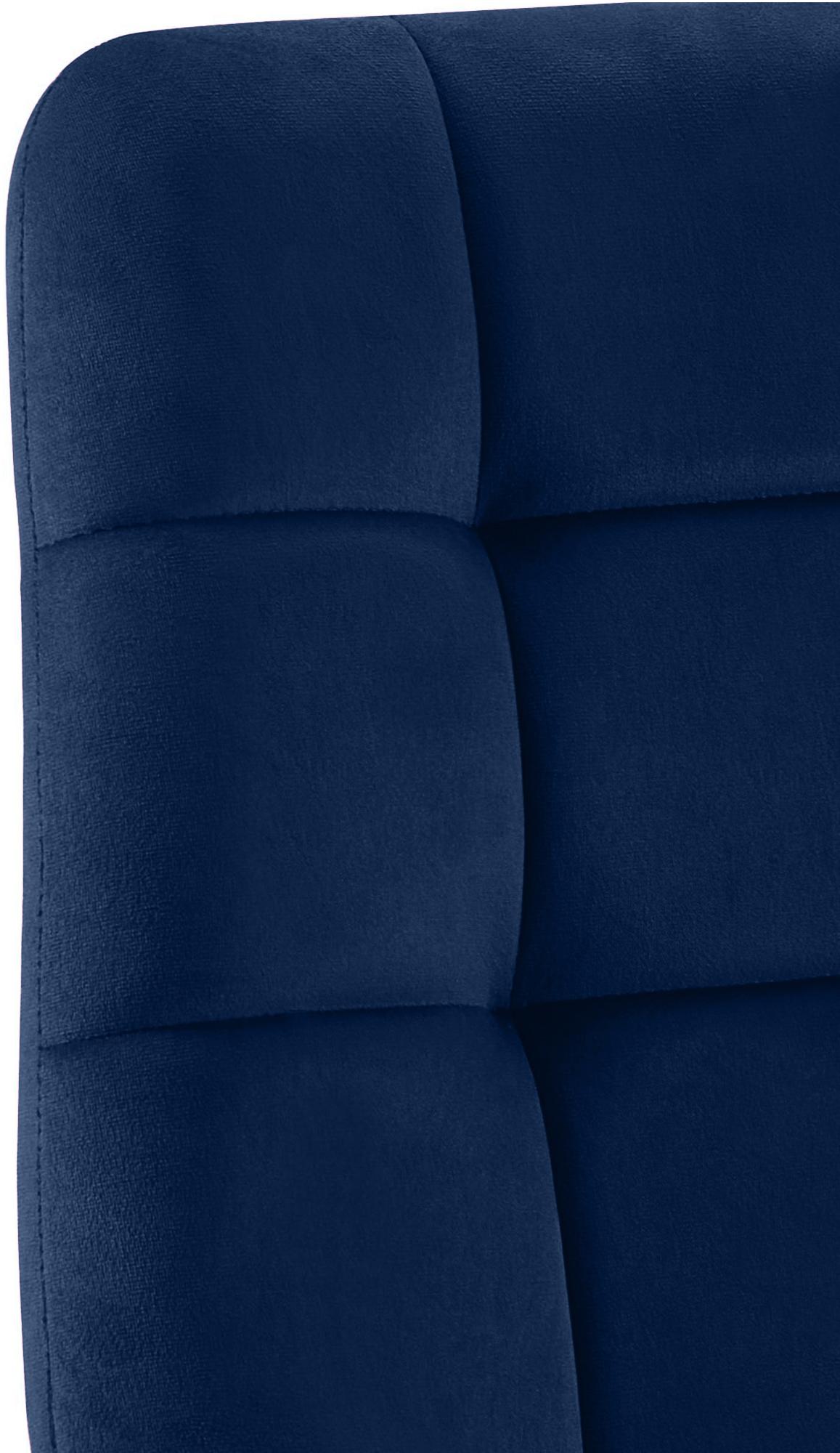 Esszimmerstuhl Tilde Samt, blau