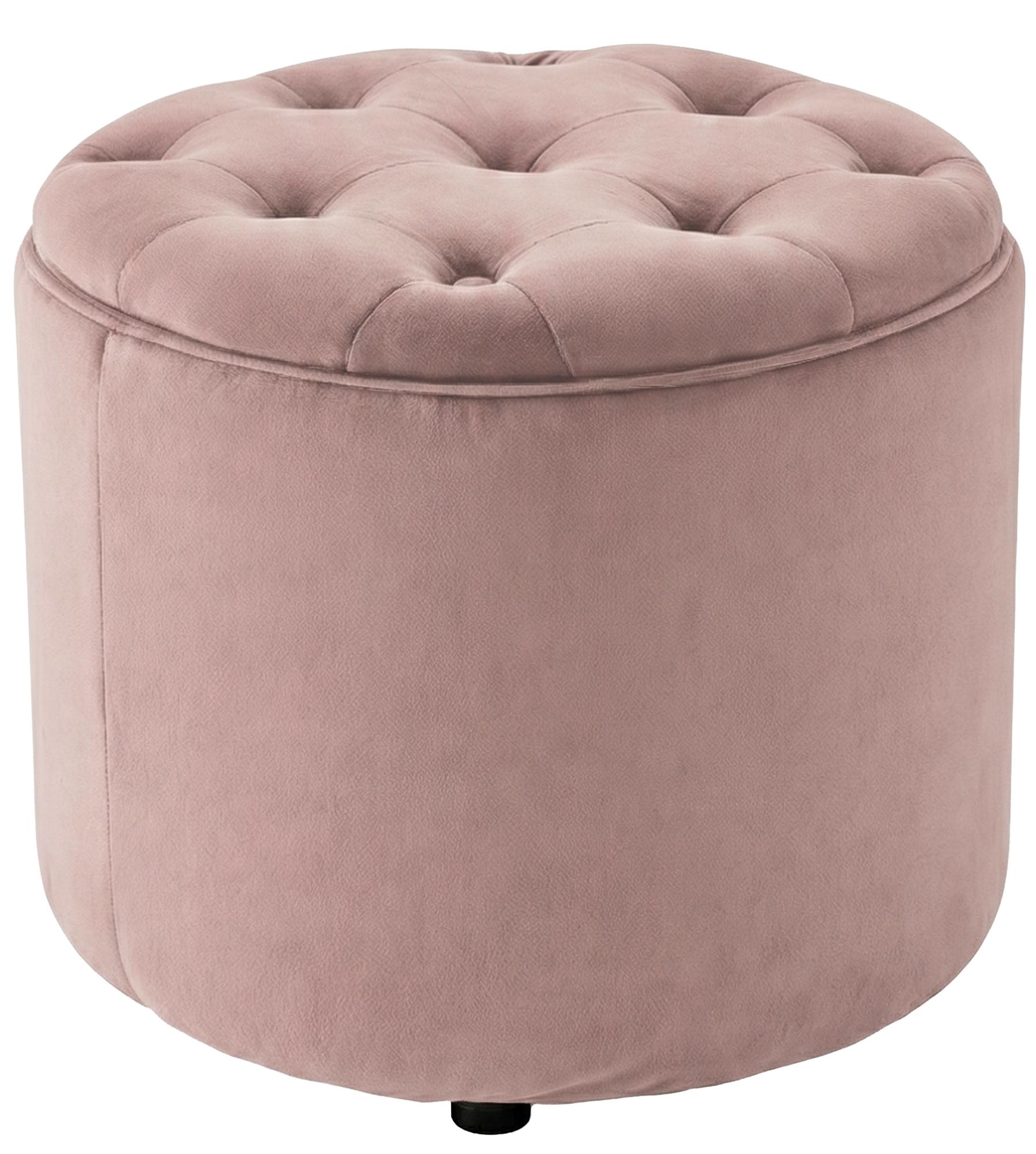 Sitzhocker Pantin Samt, rosa
