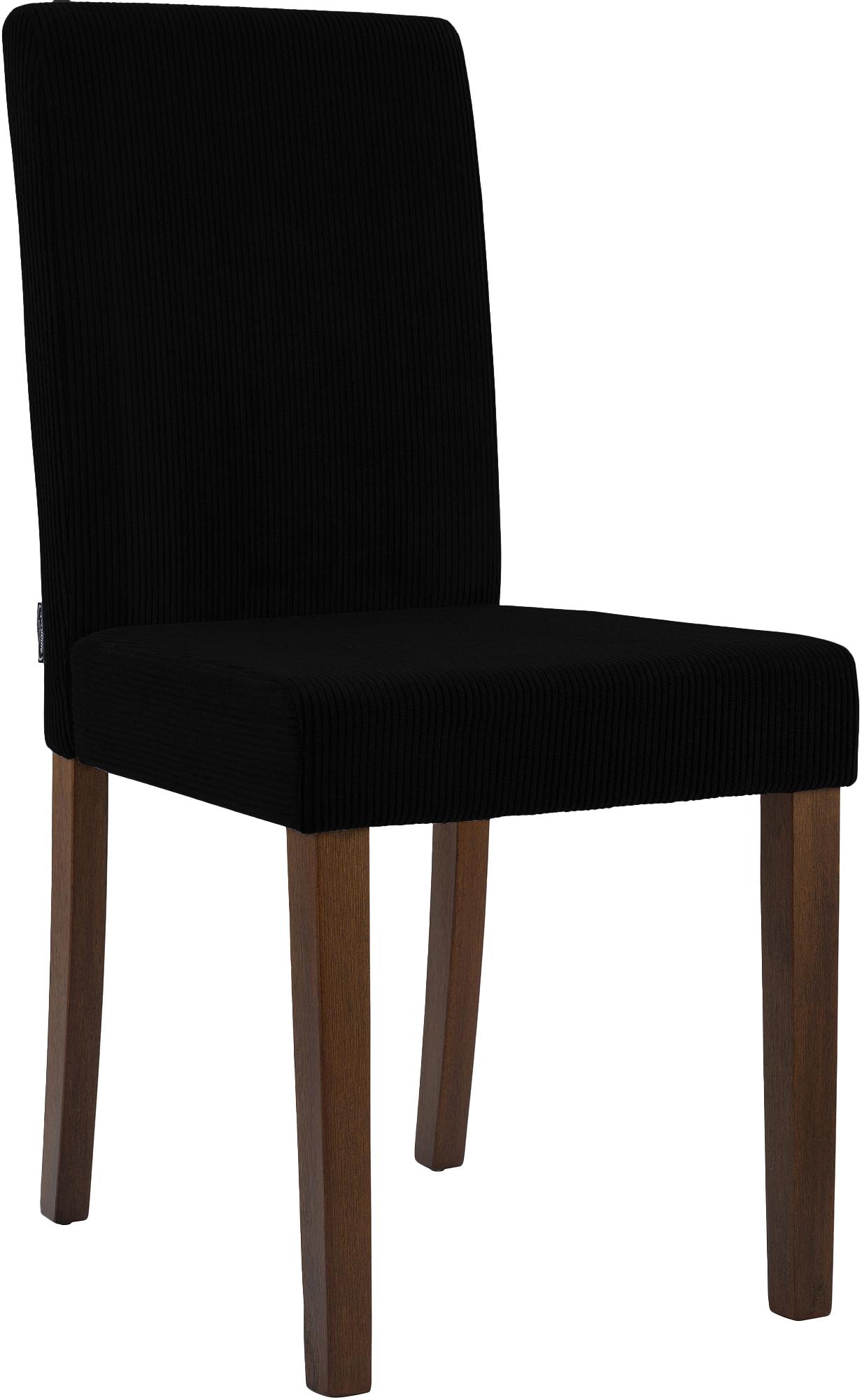 Esszimmerstuhl Ina Cord antik dunkel, schwarz