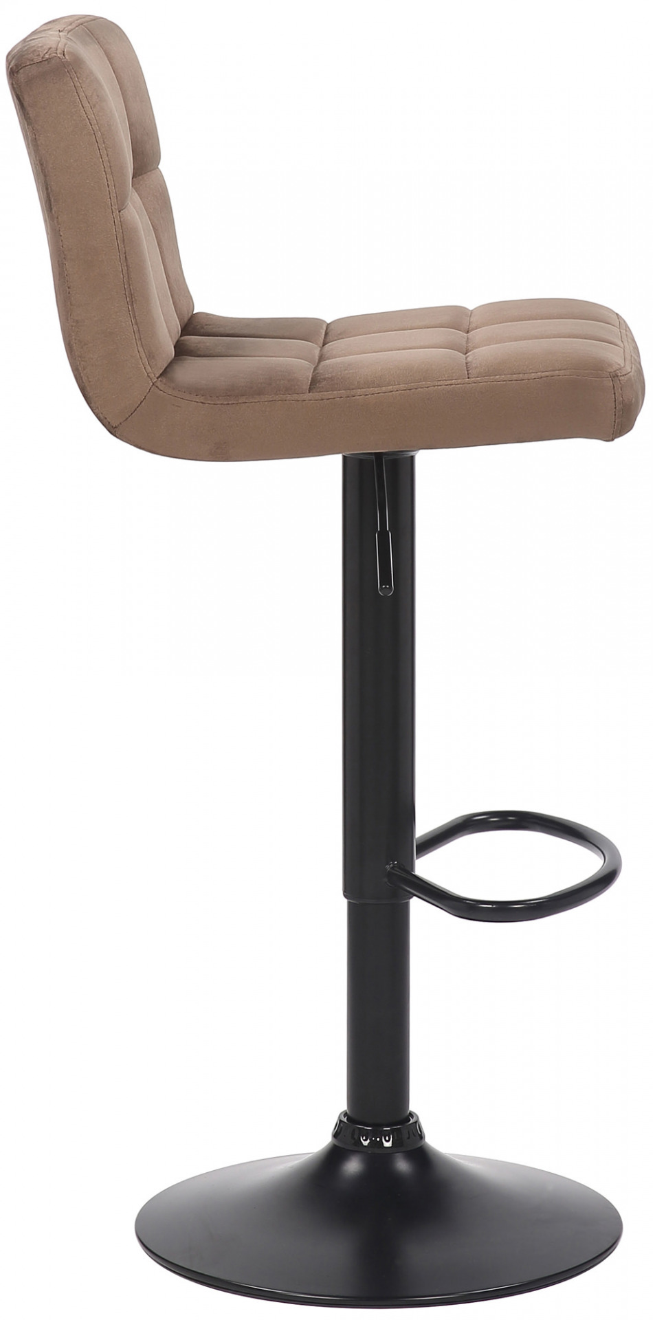 2er Set Barhocker Feni Samt, braun