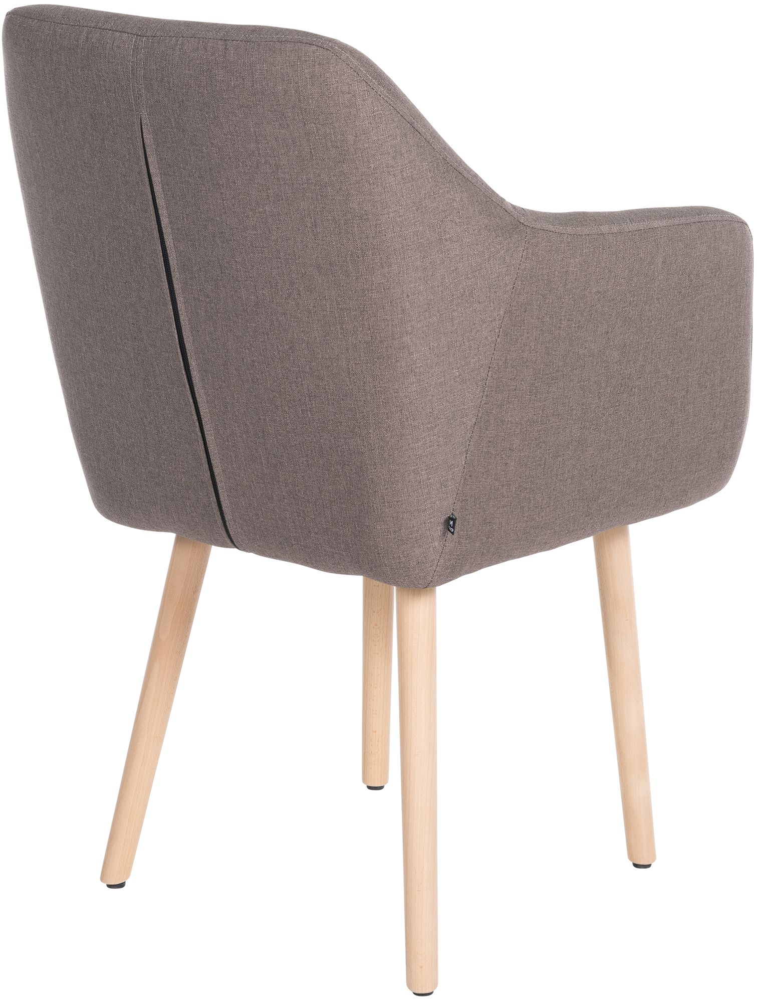 Besucherstuhl Utrecht Stoff natura, taupe