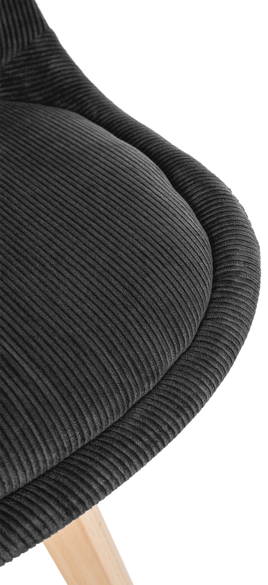 Stuhl Linares Cord, anthrazit