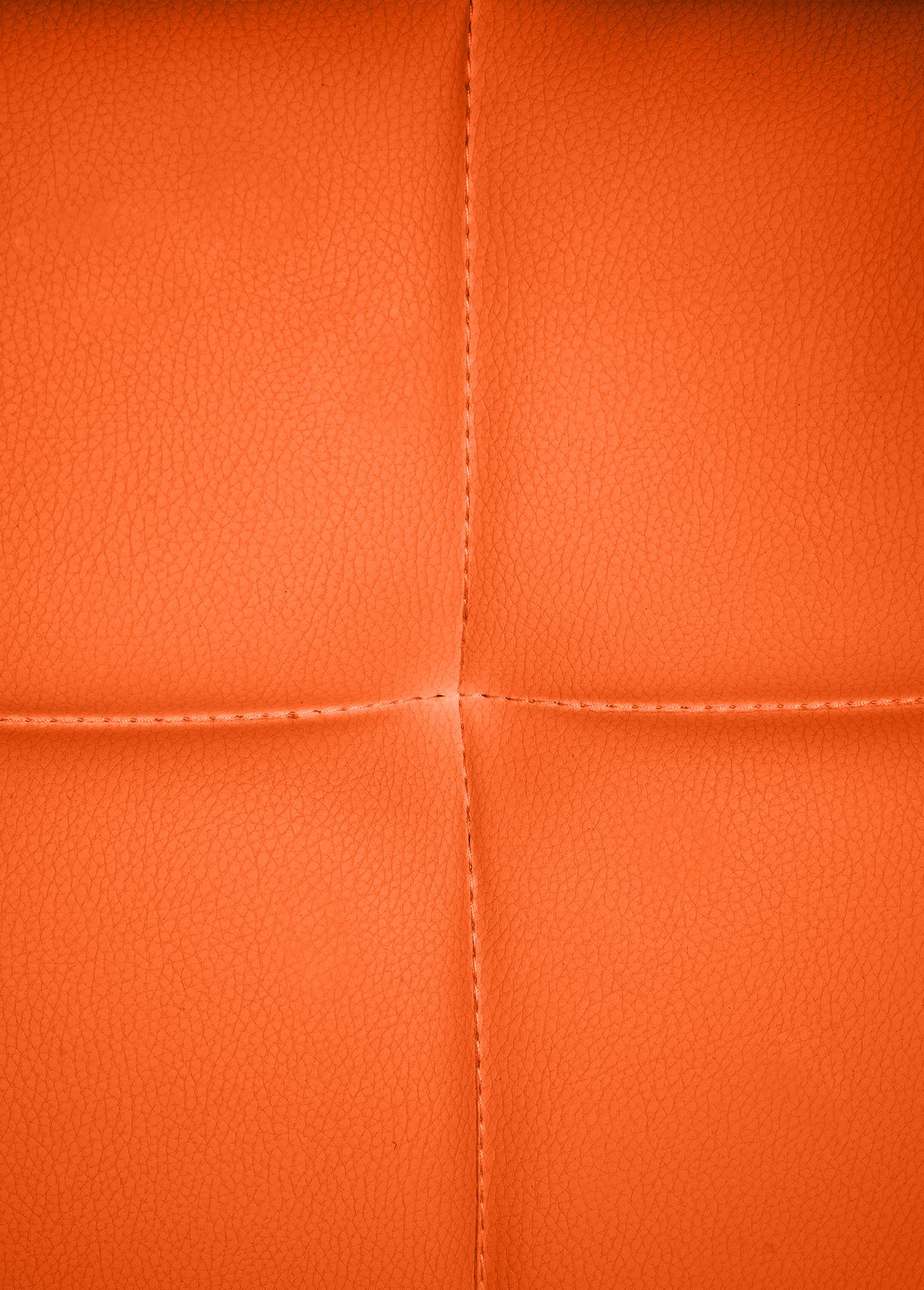 Besucherstuhl Canada B Kunstleder, orange