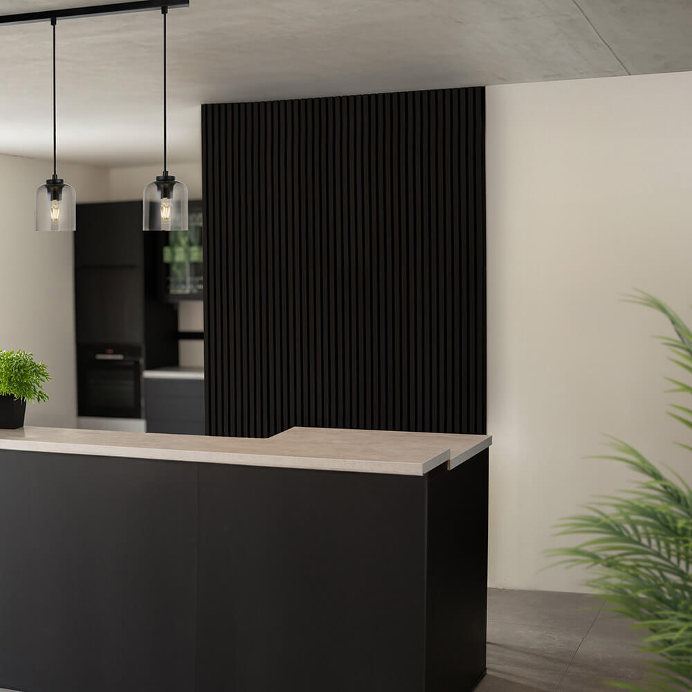 Akustikpaneel SONIC - 80 x 40 cm Deep Black