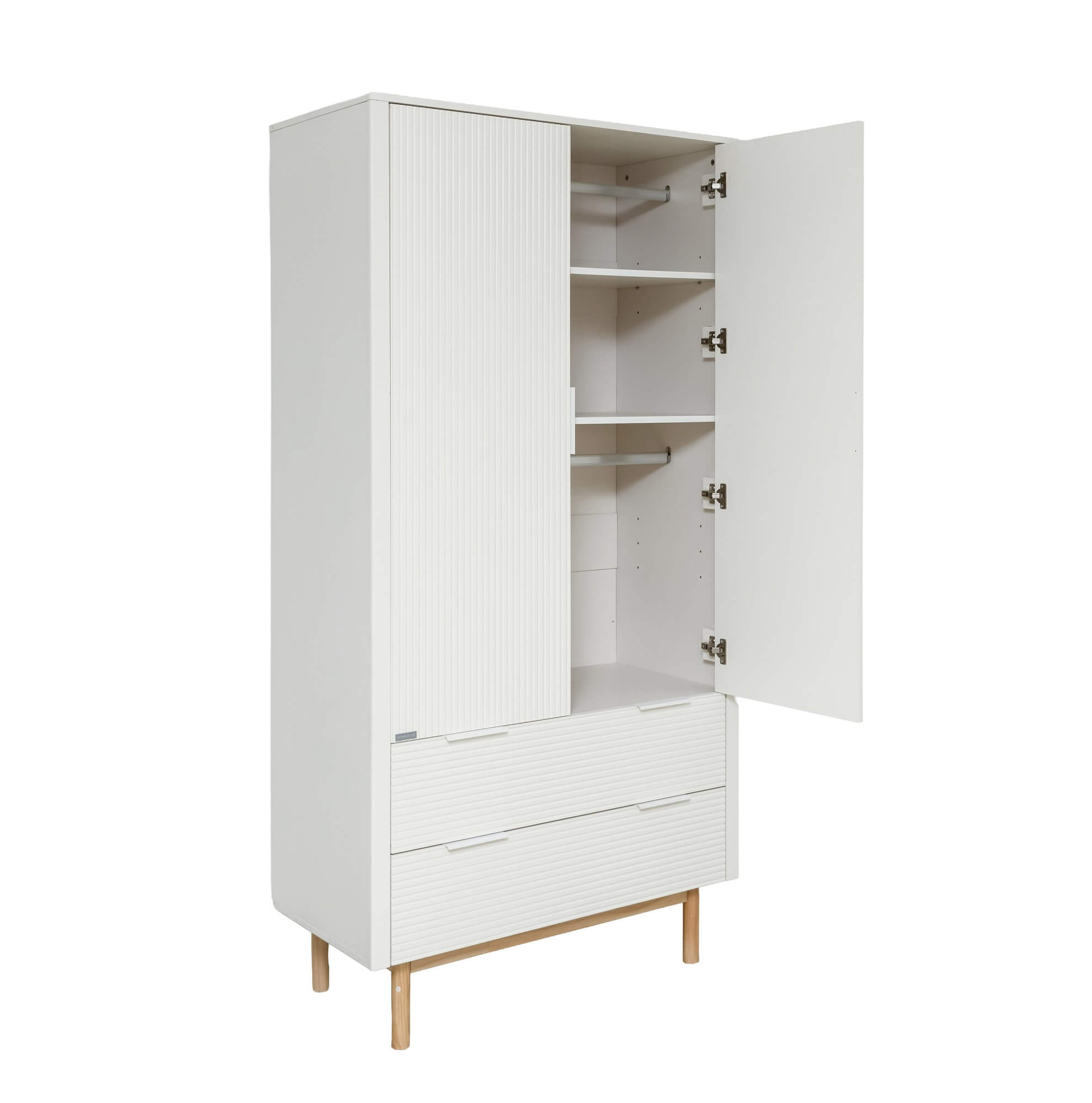Kleiderschrank COCO – 100 × 200 cm Weiß