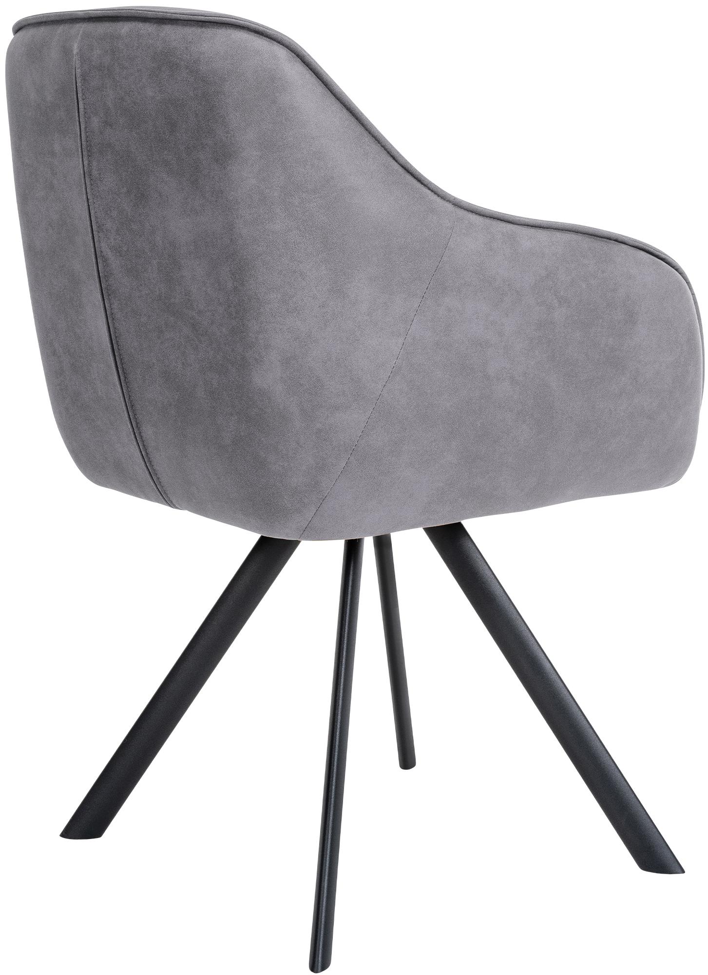 Stuhl Russel Vintage, grau