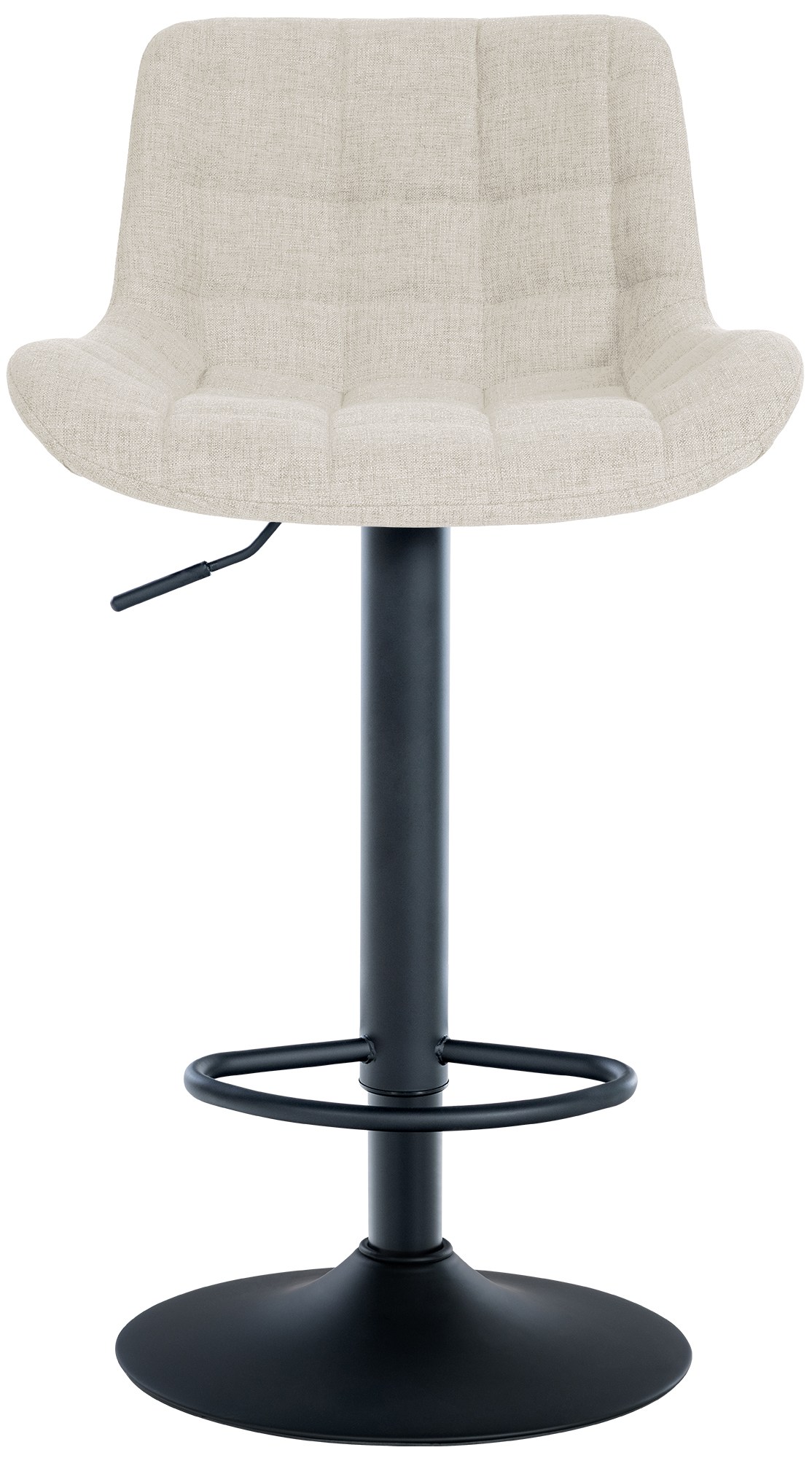 2er Set Barhocker Tover Stoff, creme