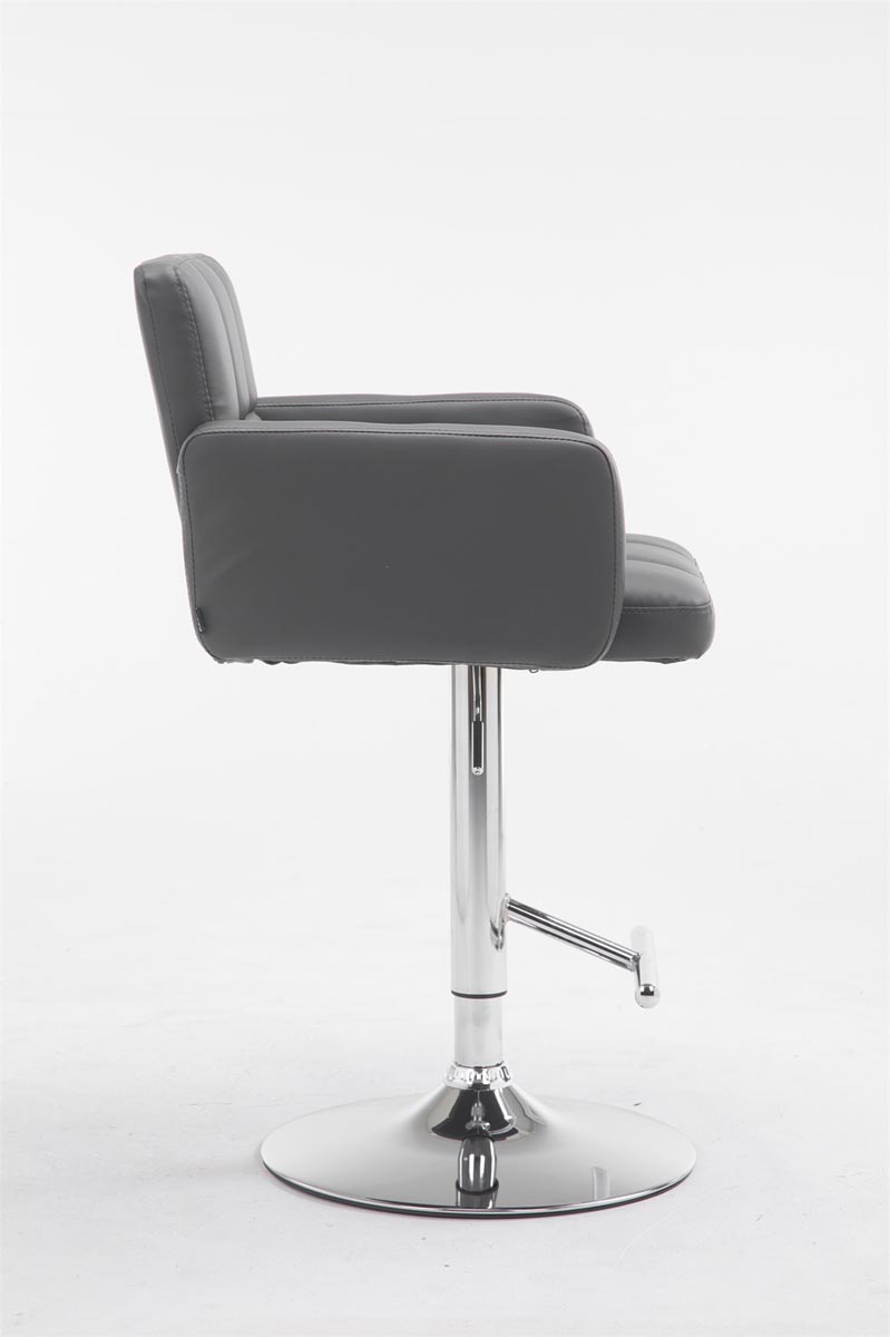 Barhocker Los Angeles Kunstleder C, grau