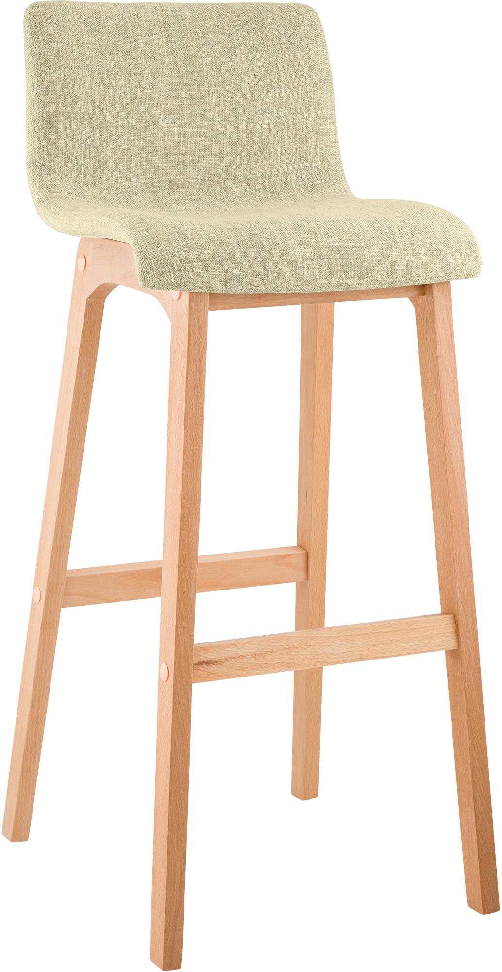 Barhocker Hoover Stoff Natura, creme
