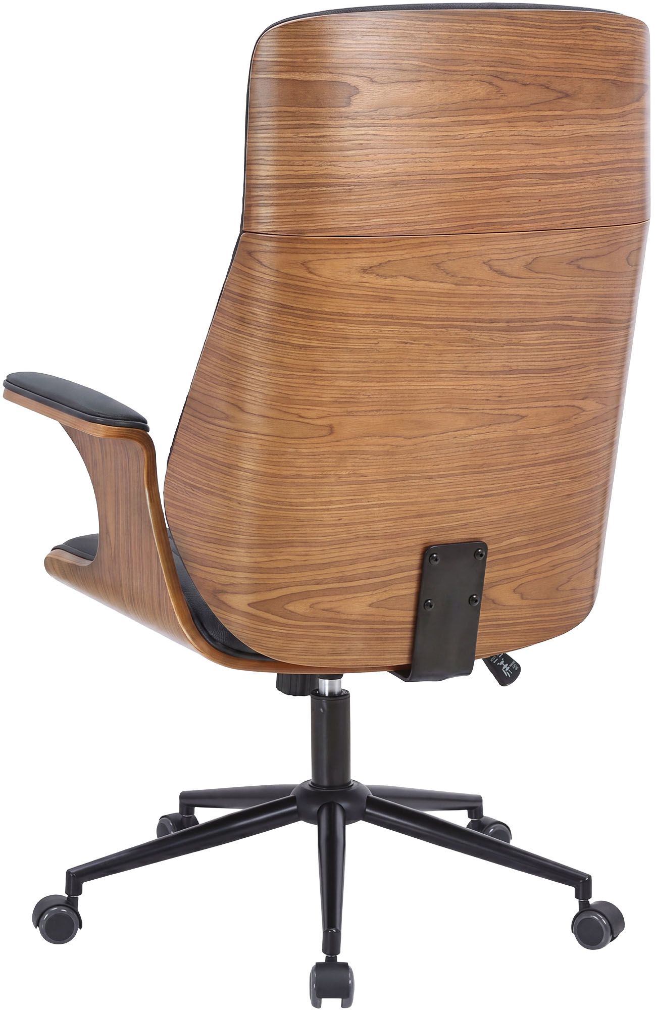 Bürostuhl Headland Kunstleder, walnuss/schwarz