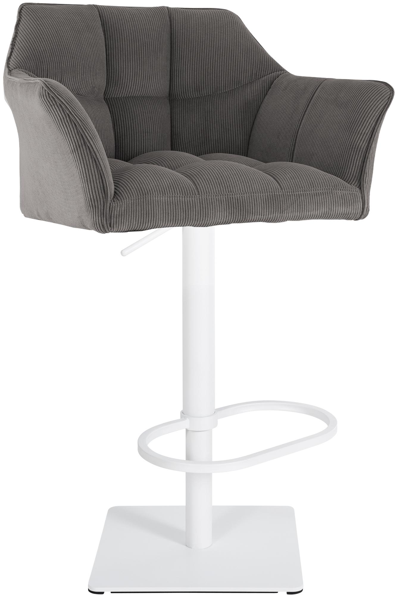 Barhocker Damaso W Cord, taupe