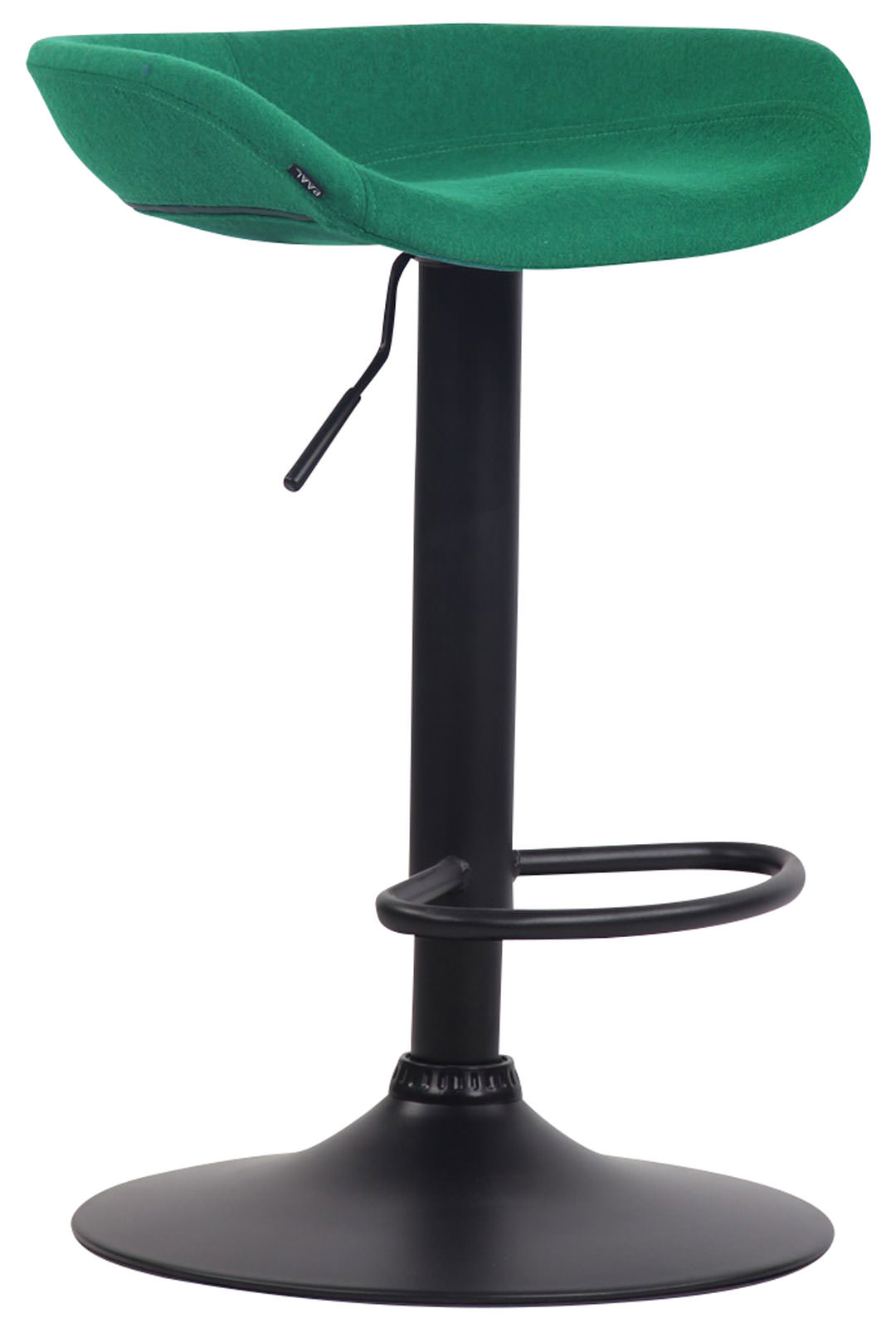 Barhocker Anaheim Filz schwarz, grün
