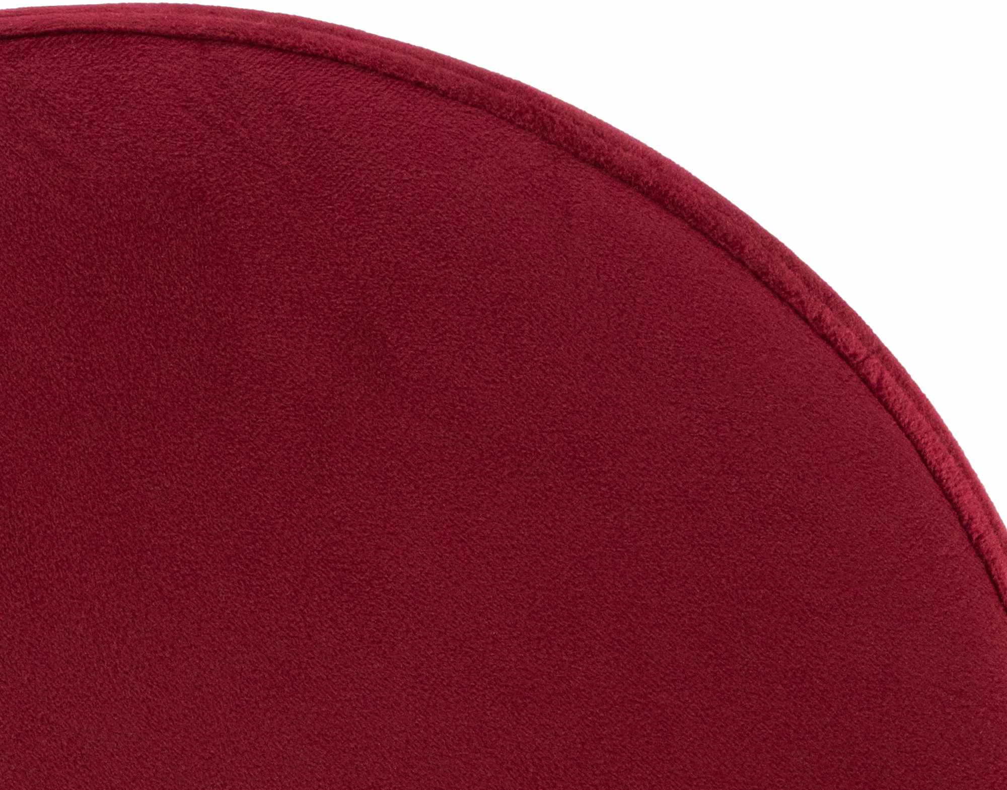 Barhocker Ponte Samt weiß, rot