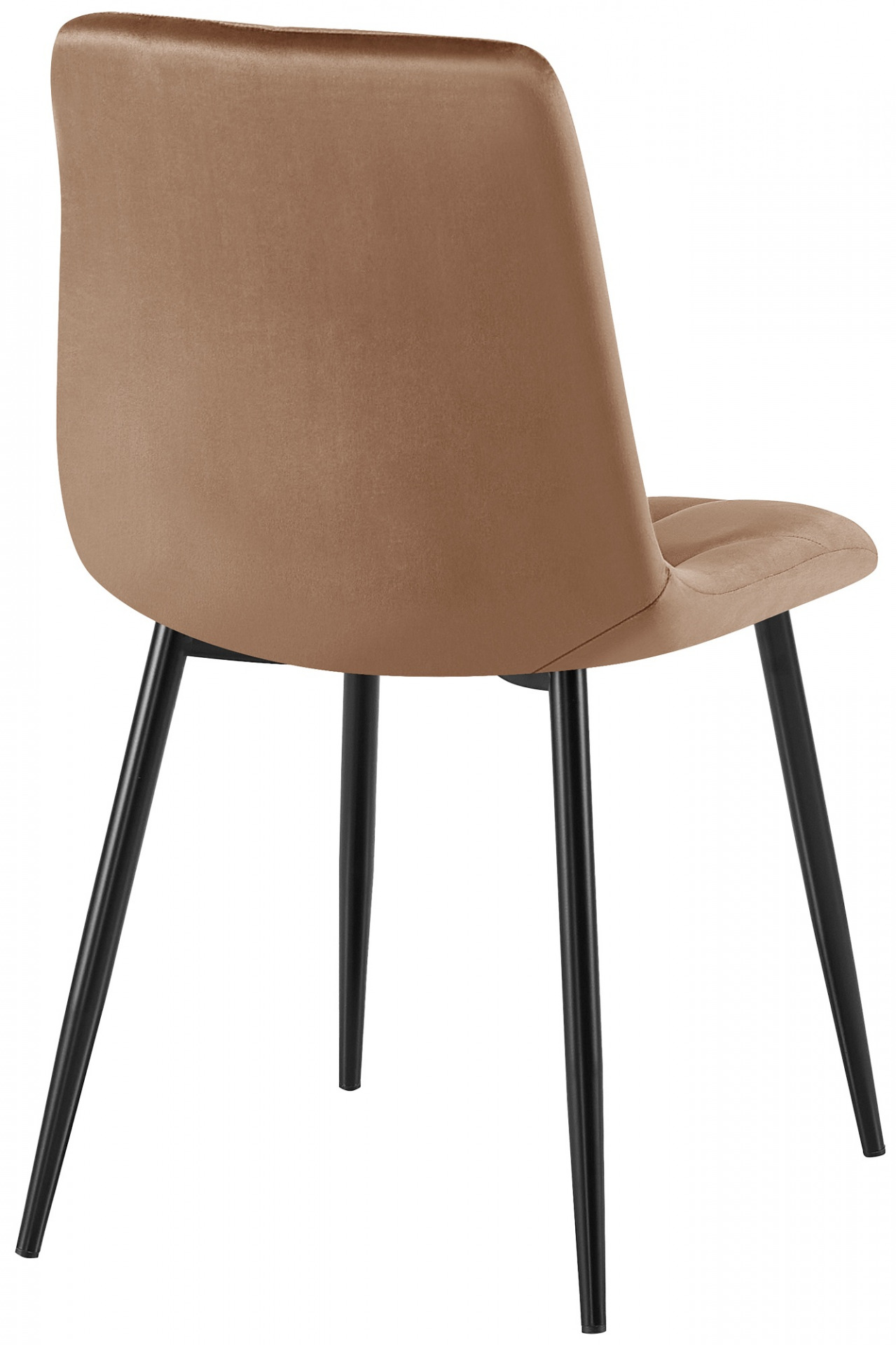 Esszimmerstuhl Clairton Samt, braun