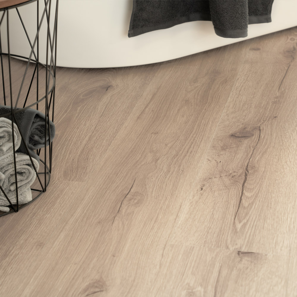 Klick-Vinylboden mit Trittschall ROMIA Eiche Creme - 5 m²
