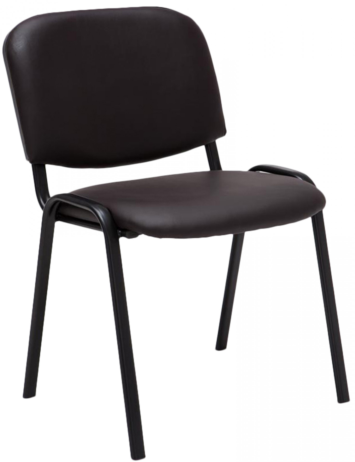 Besucherstuhl Ken Kunstleder, braun