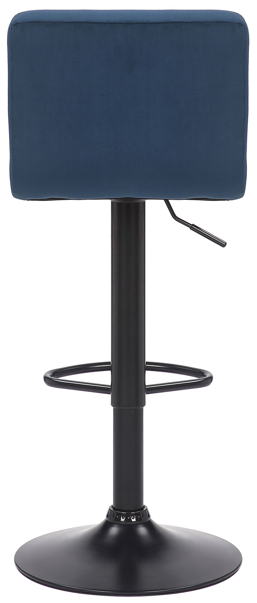 2er Set Barhocker Feni Samt, blau