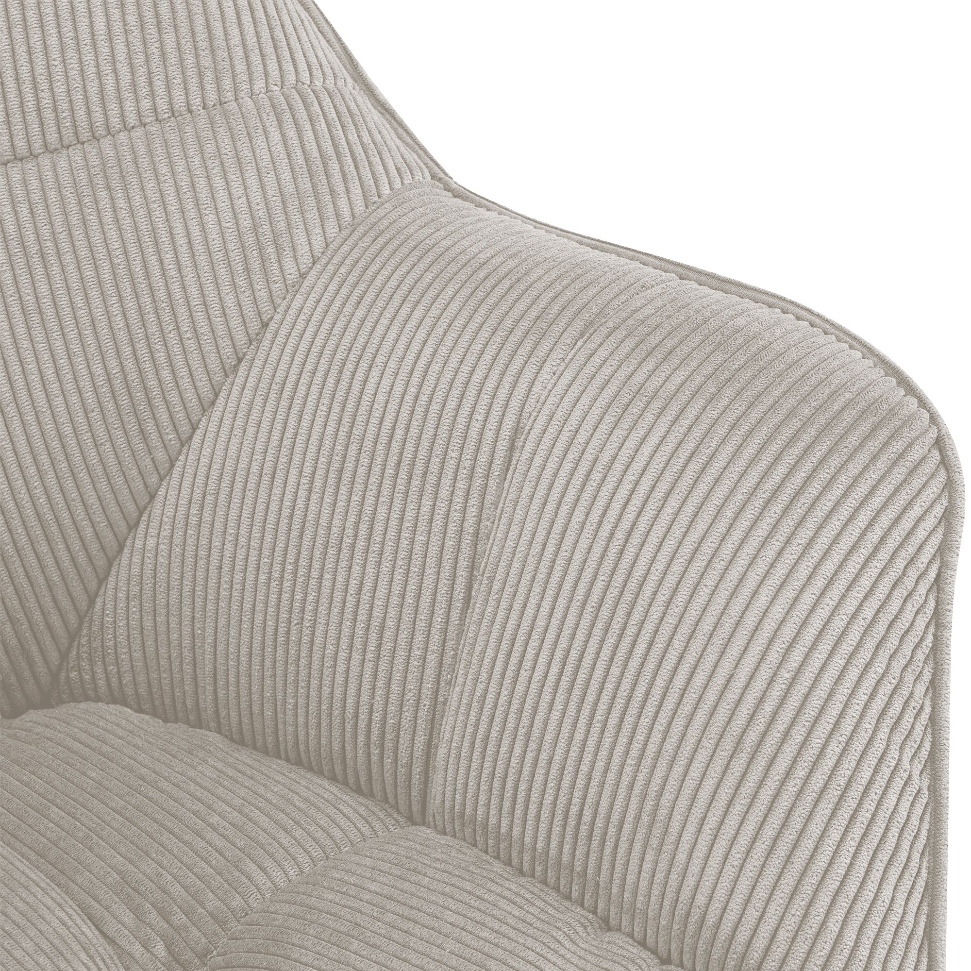 Esszimmerstuhl Milford Cord, creme