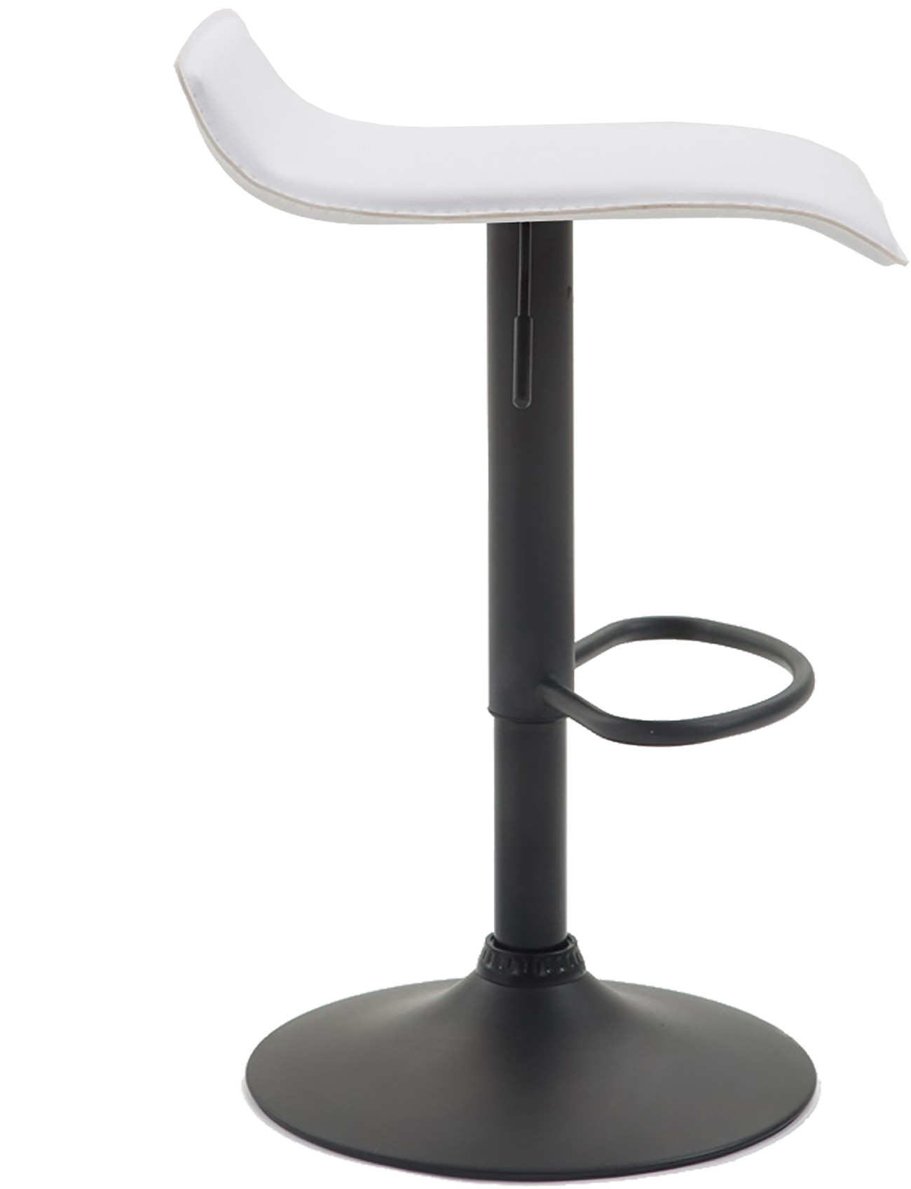 Barhocker Dyn V2 Kunstleder schwarz, weiß