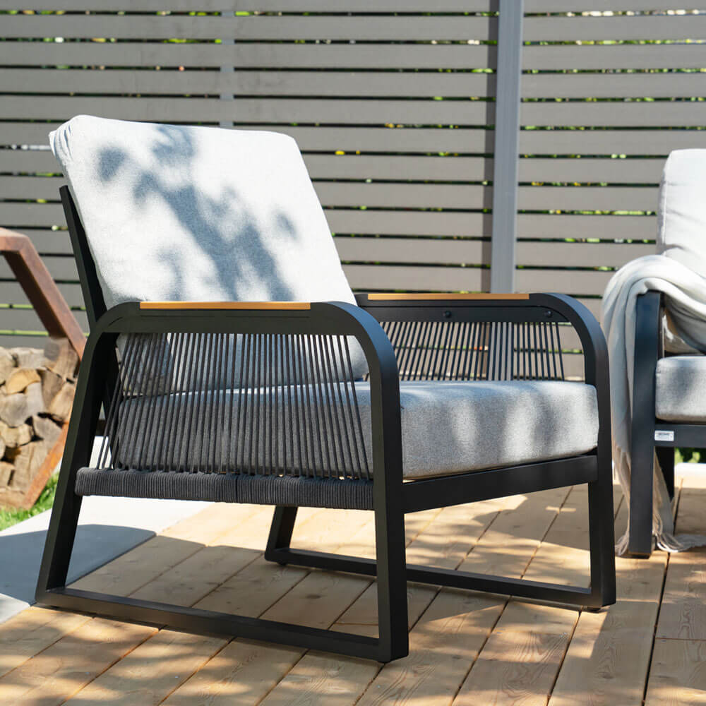 Gartenlounge Aluminium MARABA - Für 5 Personen