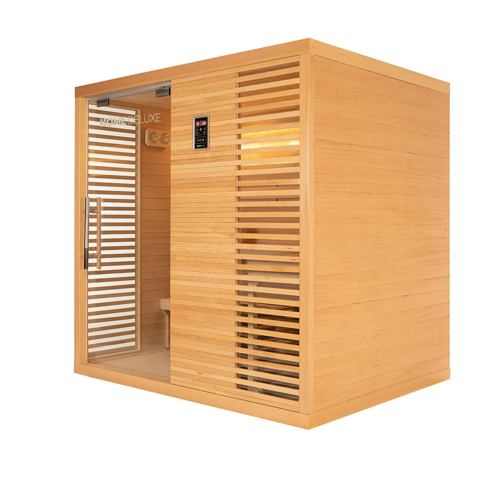 Traditionelle Sauna NEOLA - 200 x 160 cm für 5 Personen