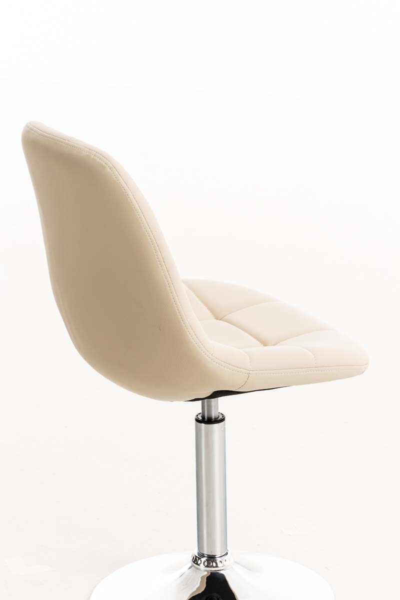 Stuhl Emil Kunstleder, creme