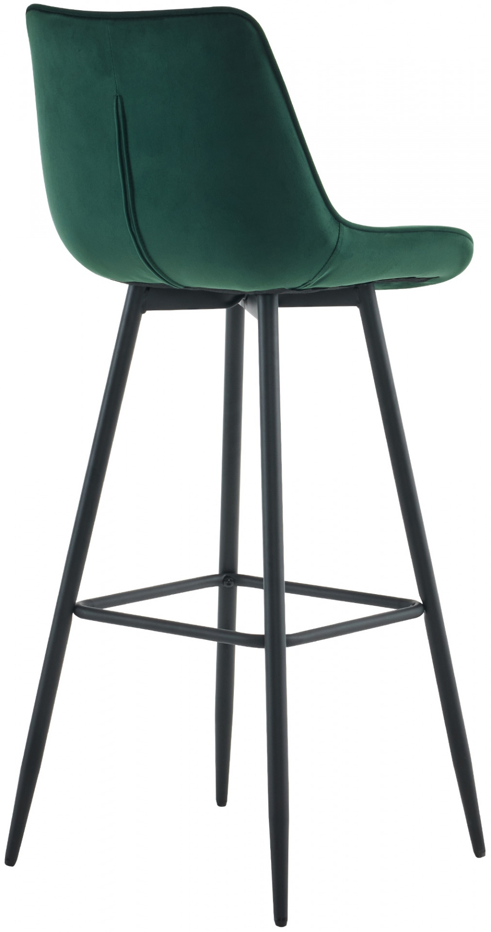 2er Set Barhocker Dartford Samt, grün
