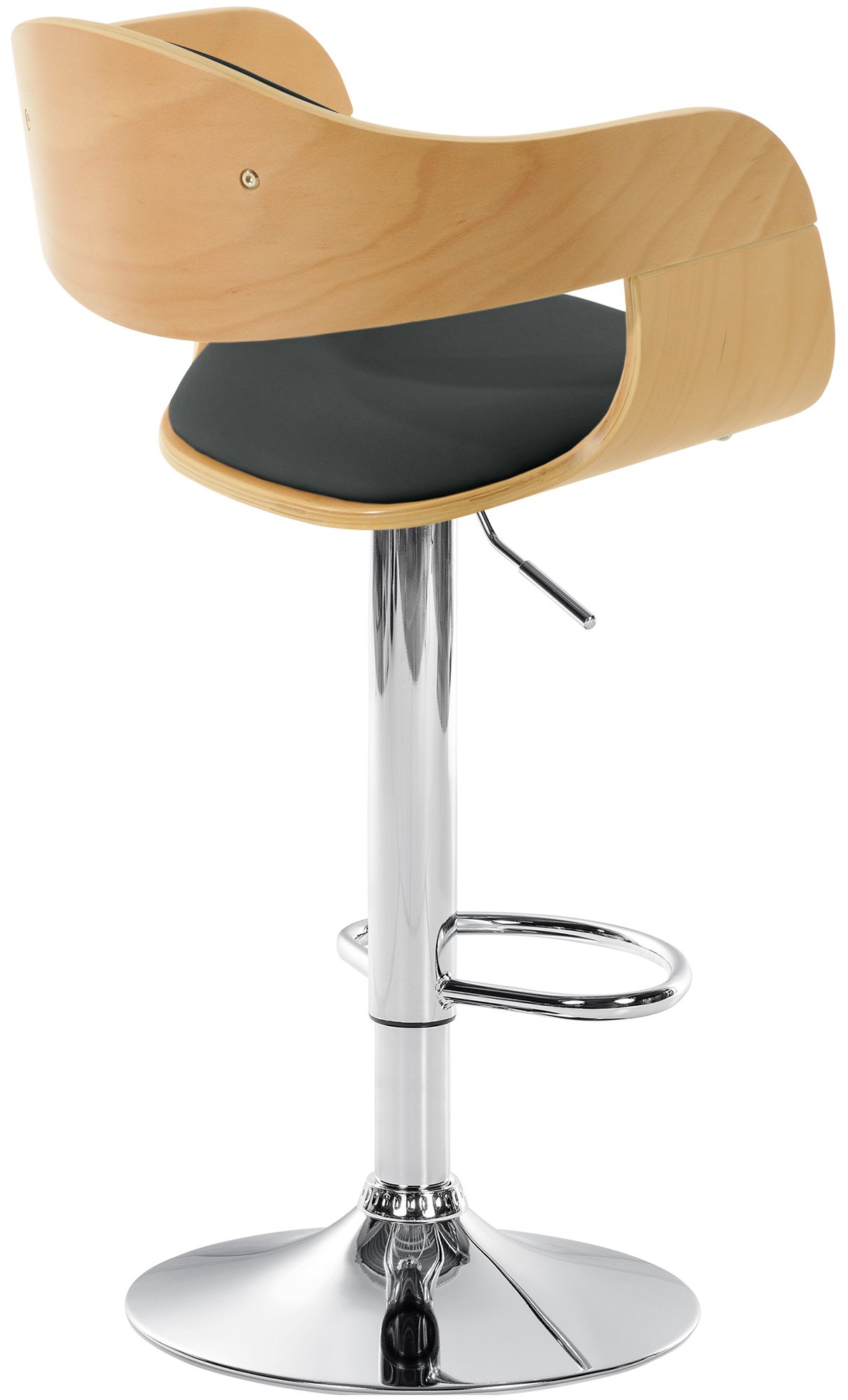 Barhocker Kingston C, natura/schwarz