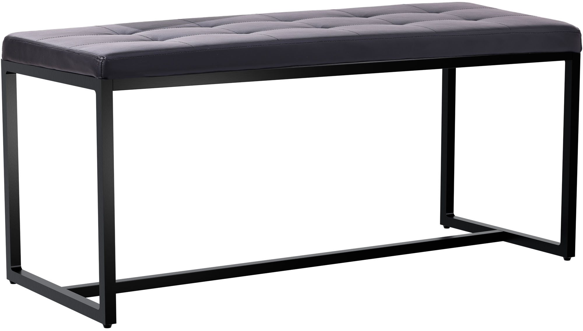 Sitzbank Barci B Kunstleder, schwarz