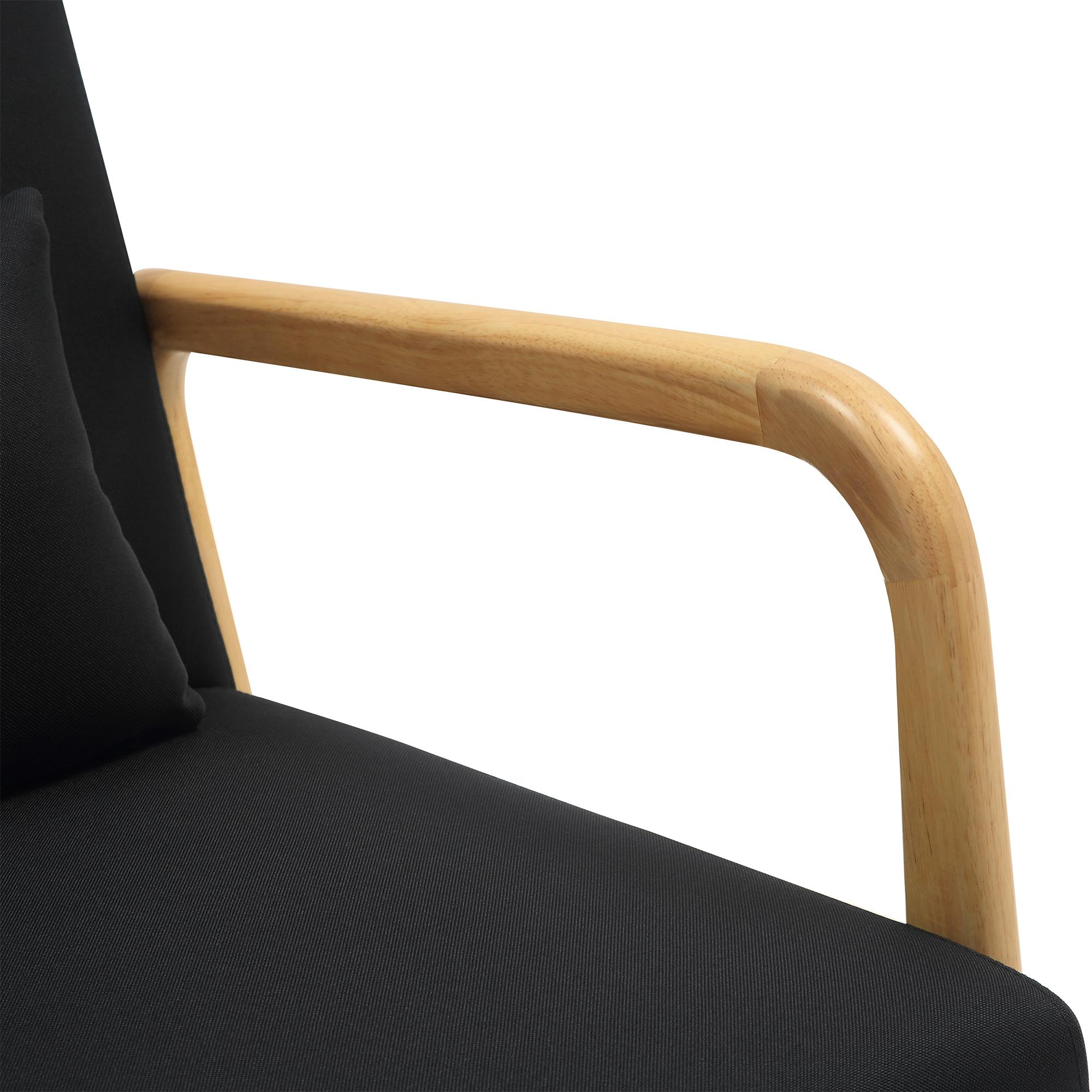 Sessel Hibbing Stoff, schwarz