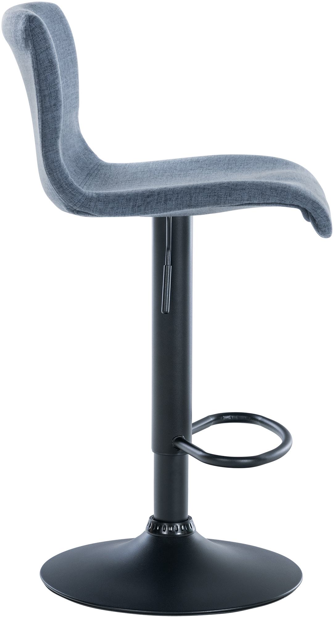Barhocker Branford Stoff, blau
