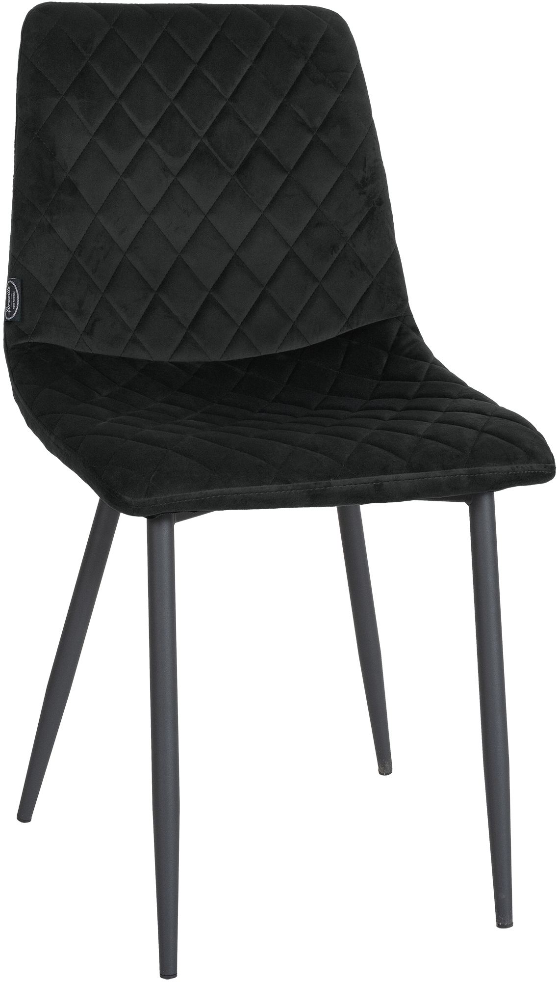 Stuhl Telde Samt, schwarz