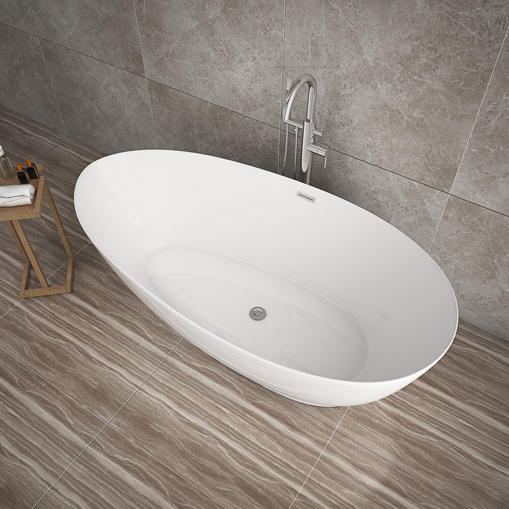 Freistehende Badewanne DELIA - 180 x 90 cm