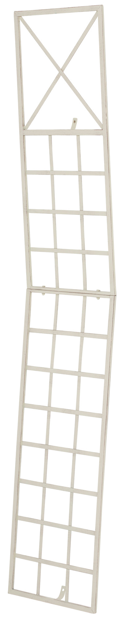 2er Set Rankgitter Trigo, antik-creme