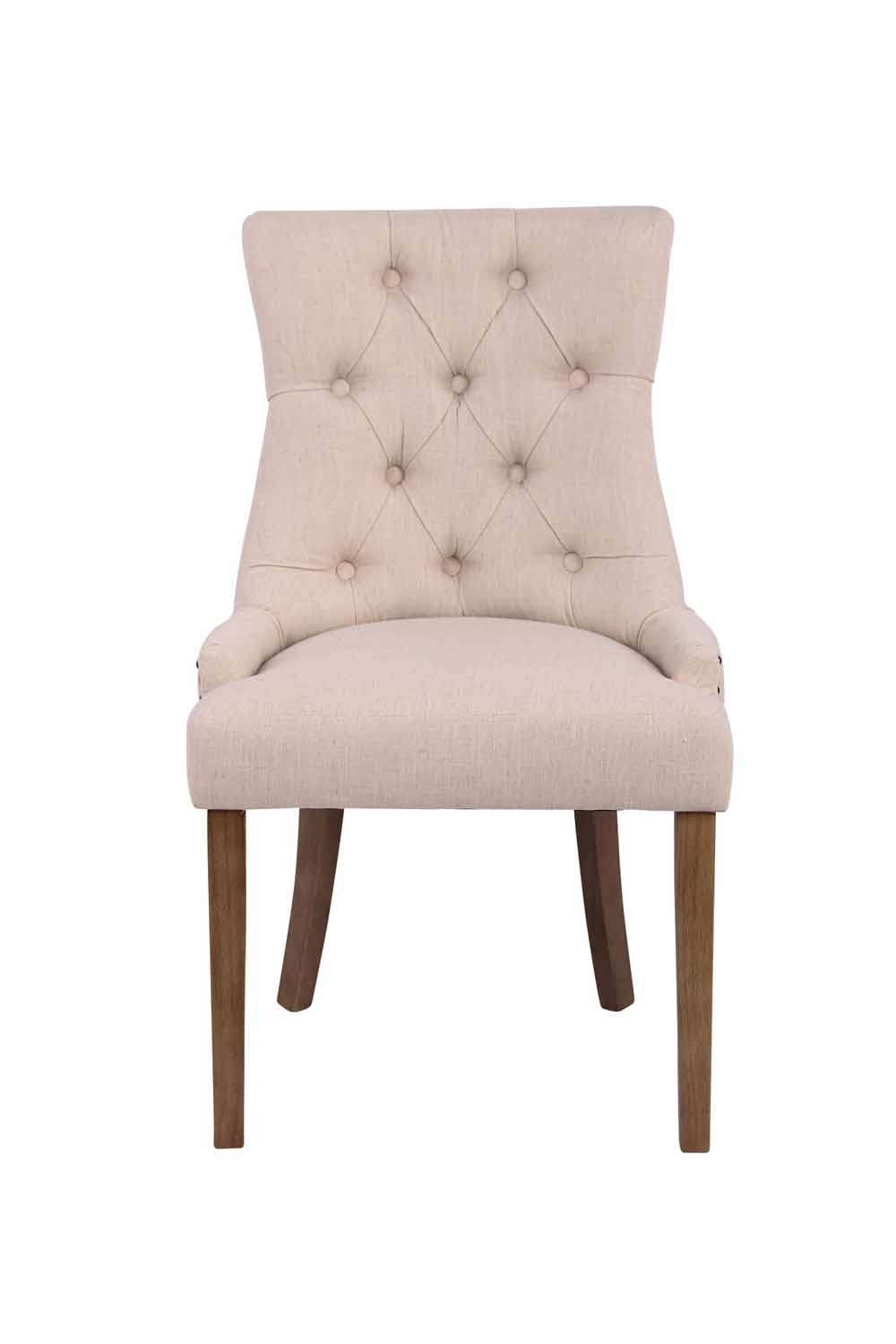 2er Set Esszimmerstuhl Aberdeen Stoff antik-hell, creme