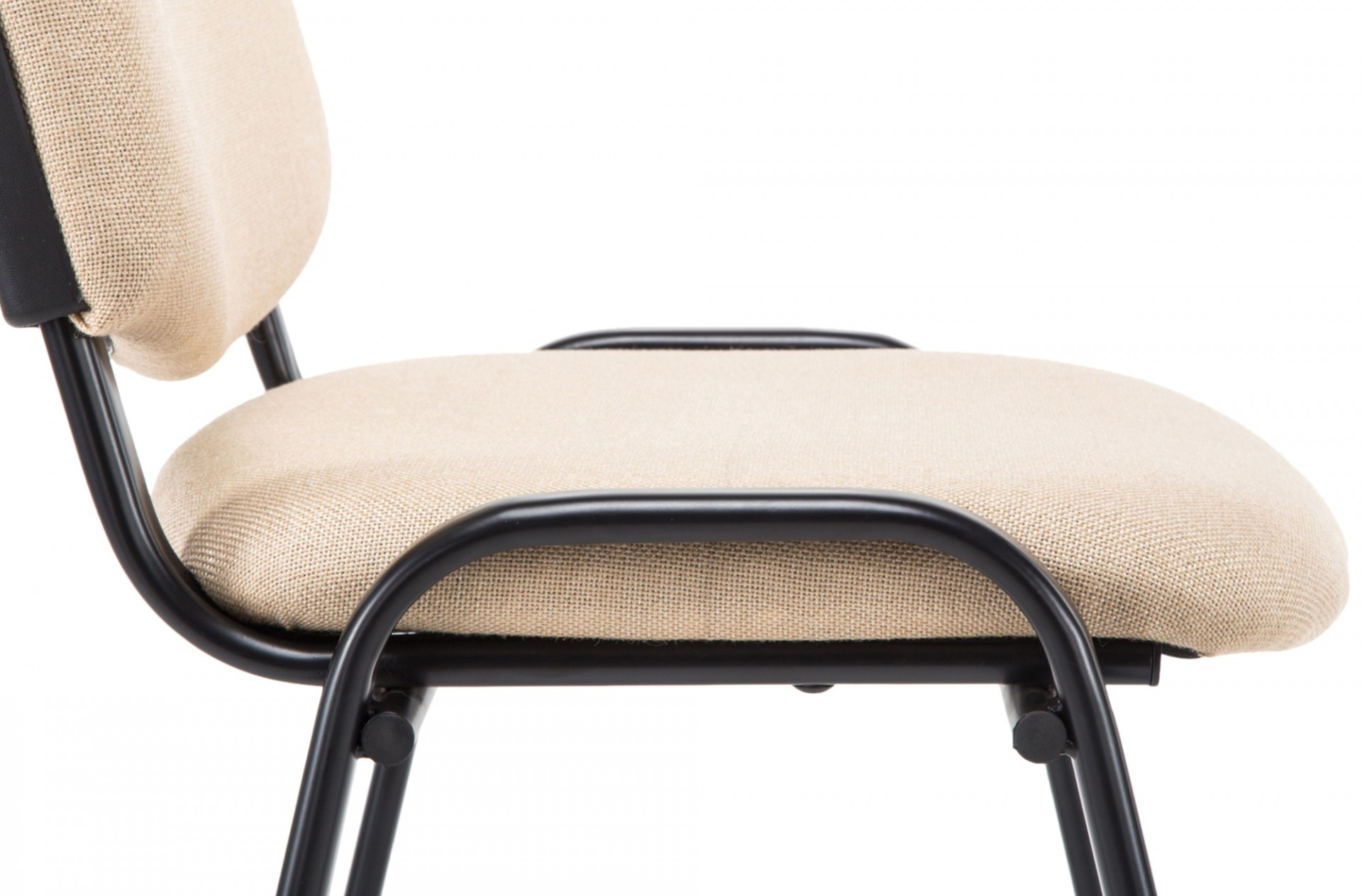 Besucherstuhl Ken V2 Stoff, creme