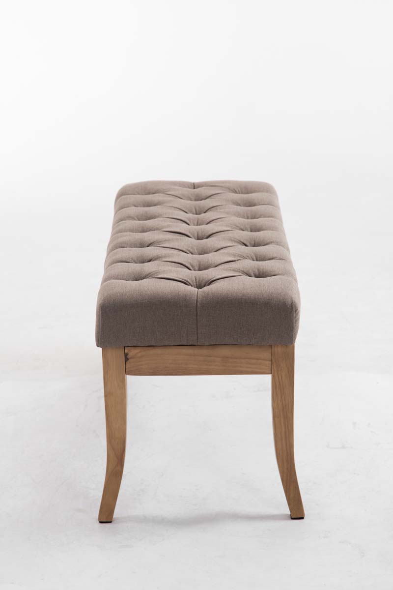 Sitzbank Ramses Stoff antik-hell 100, taupe