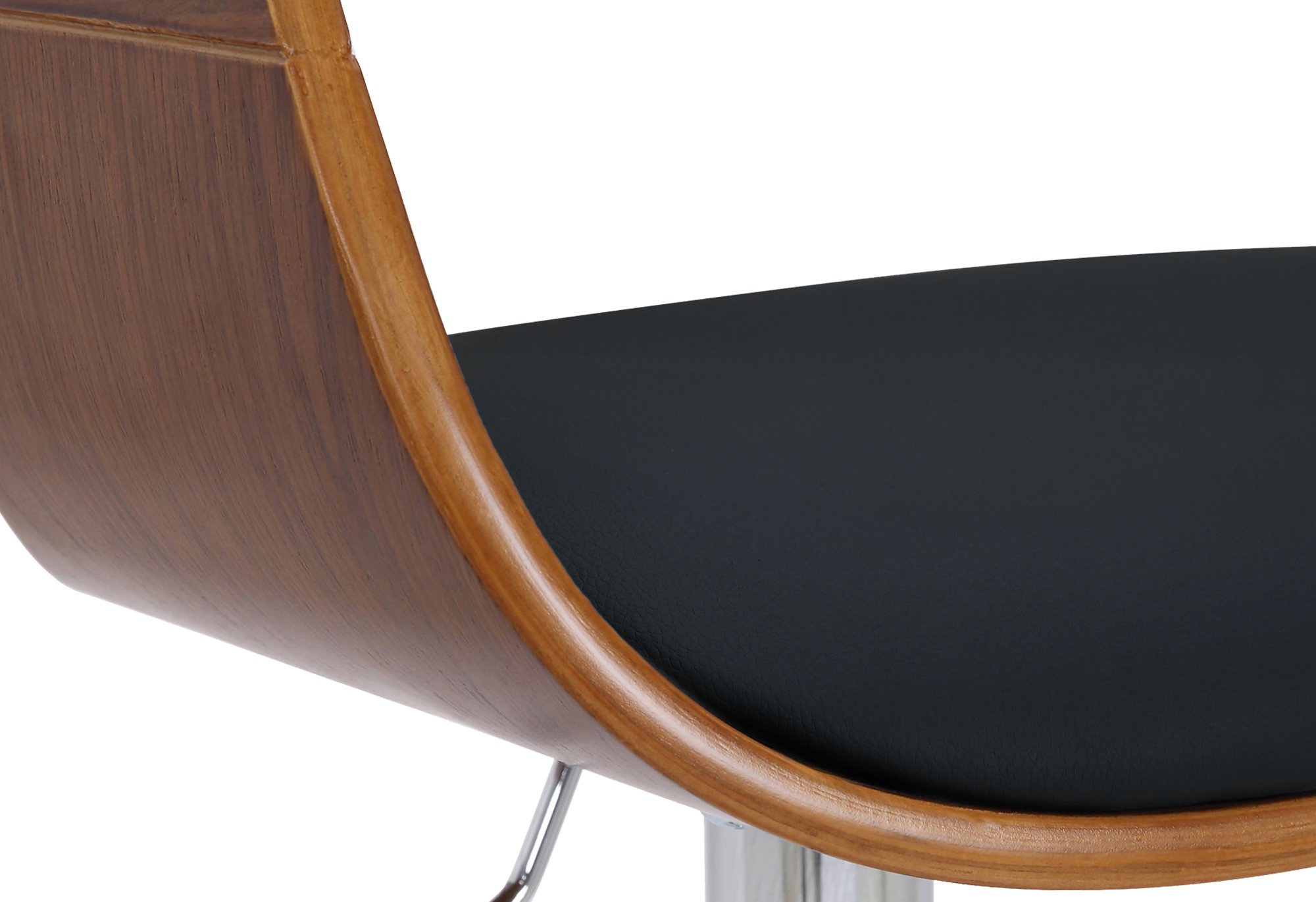 Barhocker Kingston C, walnuss/schwarz