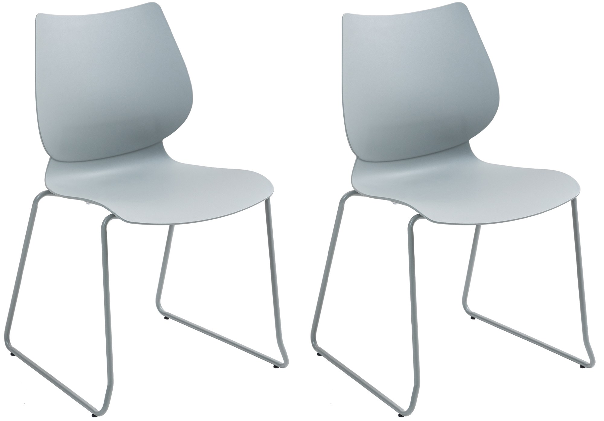 2er Set Stuhl Houma, grau